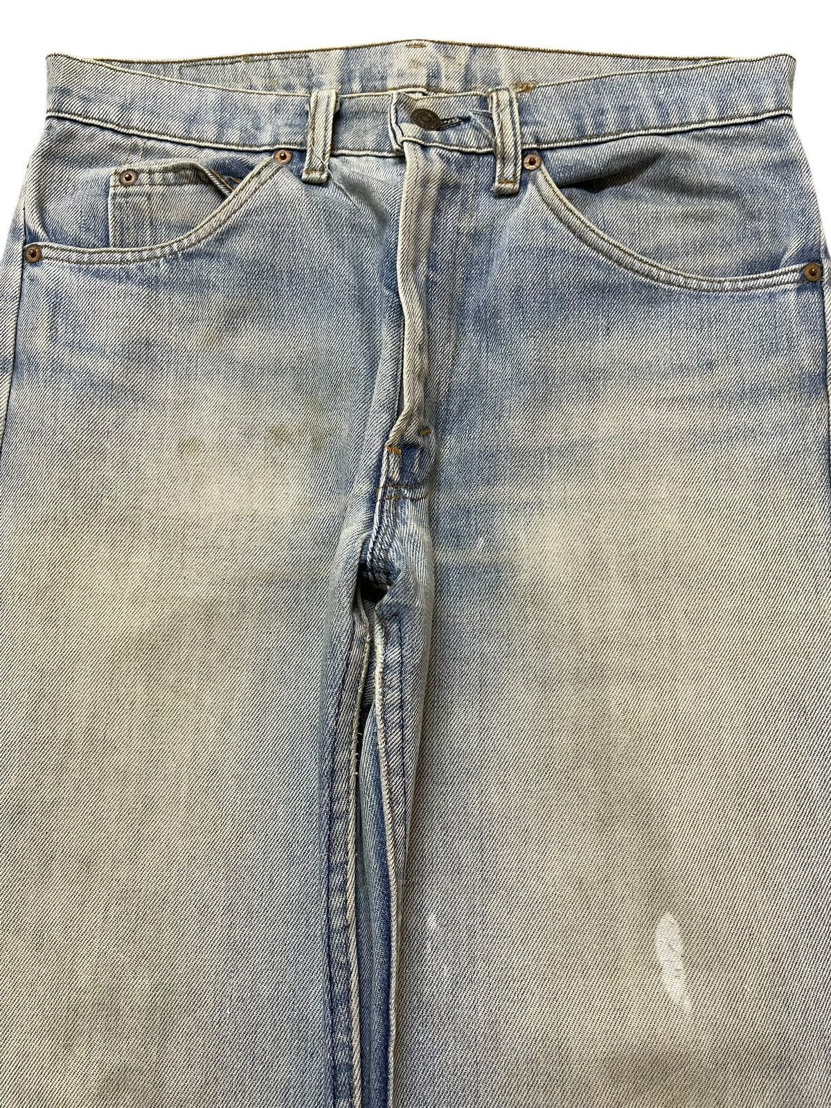 Levi's Crazy Vintage 70s Levis Orange Tab Button #8 Mud Wash Faded Size US 32 / EU 48 - 3 Thumbnail