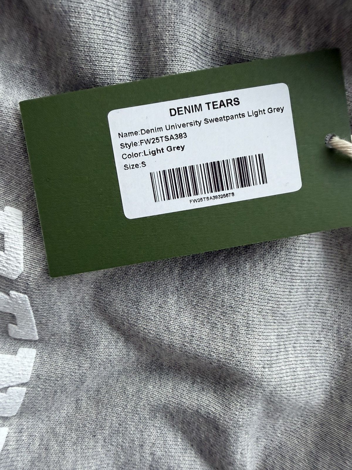 DENIM TEARS Denim Tears University Grey Bottoms - S Size US 30 / EU 46 - 4 Thumbnail
