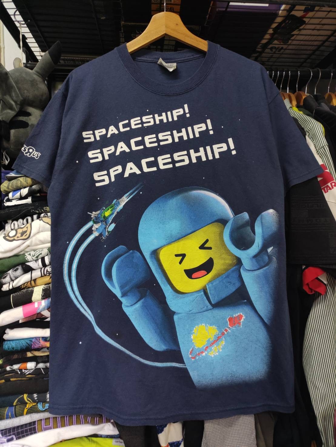 LEGO The Lego " SpaceShip! " Movie Promo Big Print T-Shirt Size US L / EU 52-54 / 3 - 1 Thumbnail