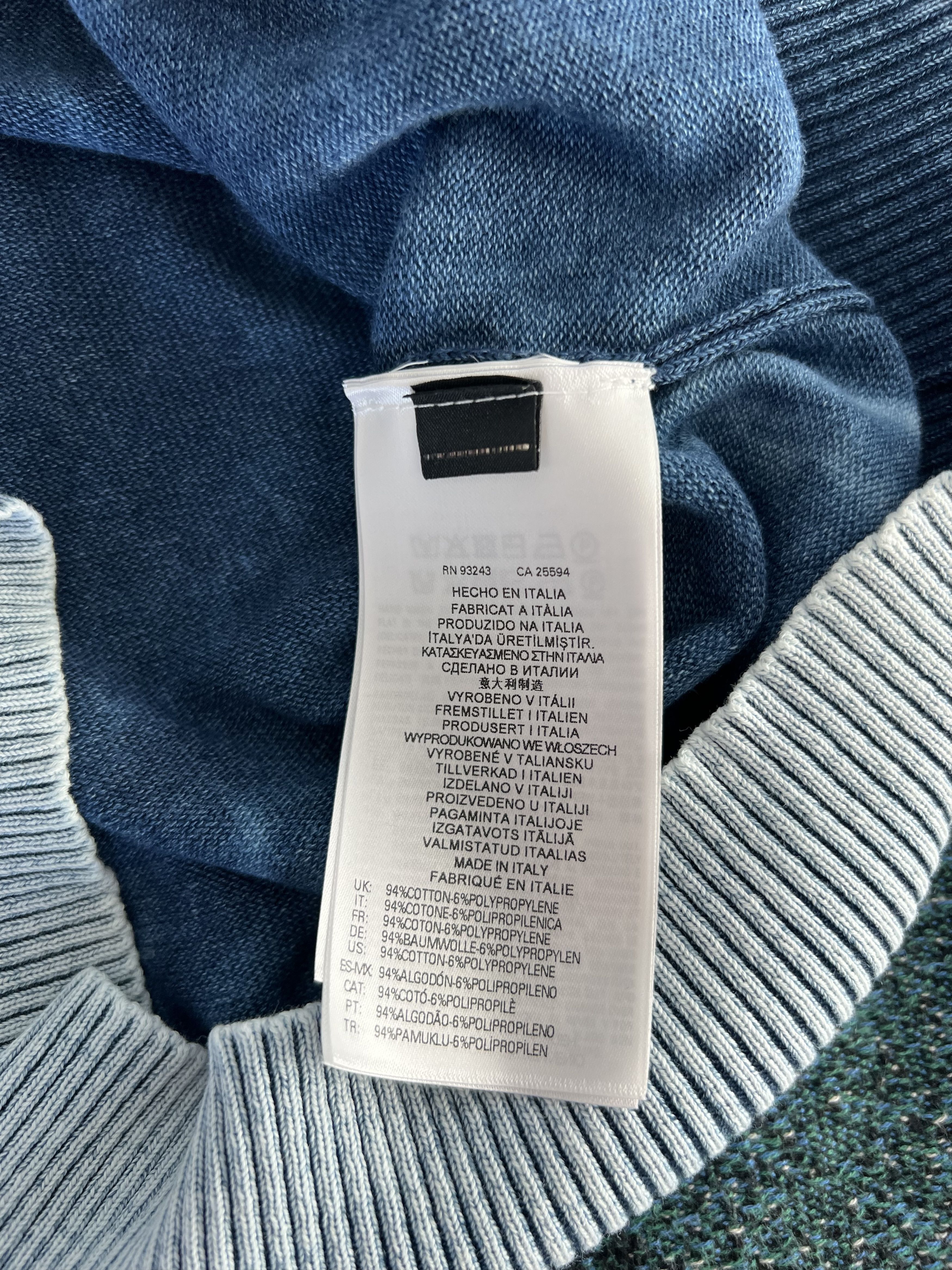 Diesel Diesel K-Zeros Knitwear Sweater in Indigo Blue Size US L / EU 52-54 / 3 - 8 Thumbnail