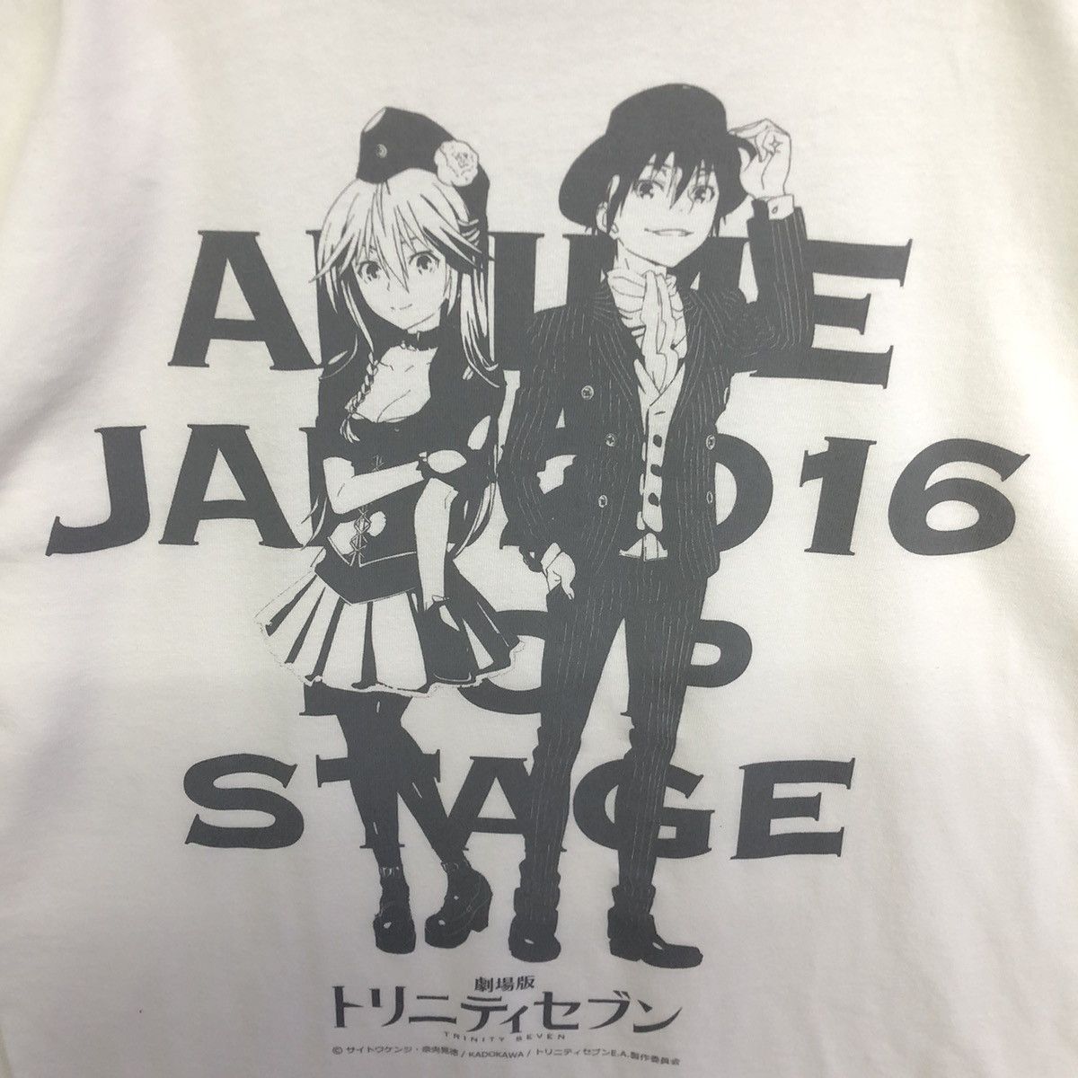 Anime Trinity Seven Anime Jam Pop Stage Character Tshirt Size US L / EU 52-54 / 3 - 4 Thumbnail