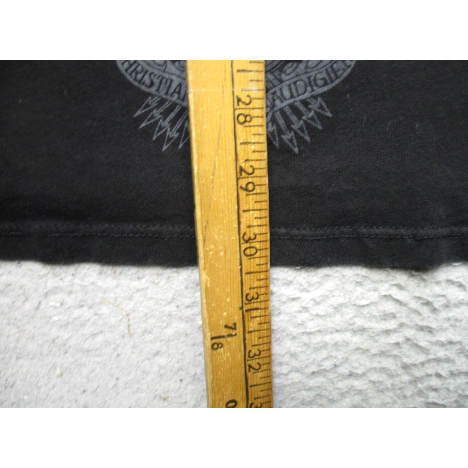 Vintage Christian Audigier Shirt Mens 3XL Black Crown Lion Crest Graphic Tee Two Sided Size US XXL / EU 58 / 5 - 5 Thumbnail