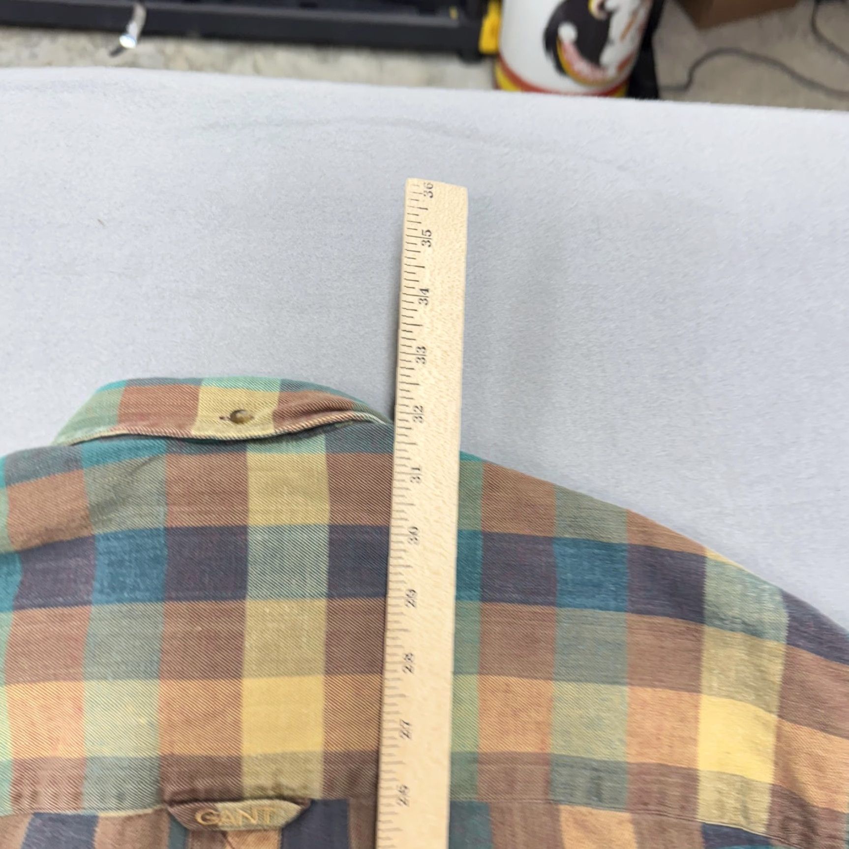 Gant Gant Shirt Mens Large Multicolor Cambridge Plaid Flannel Button Down Casual Size US L / EU 52-54 / 3 - 7 Thumbnail