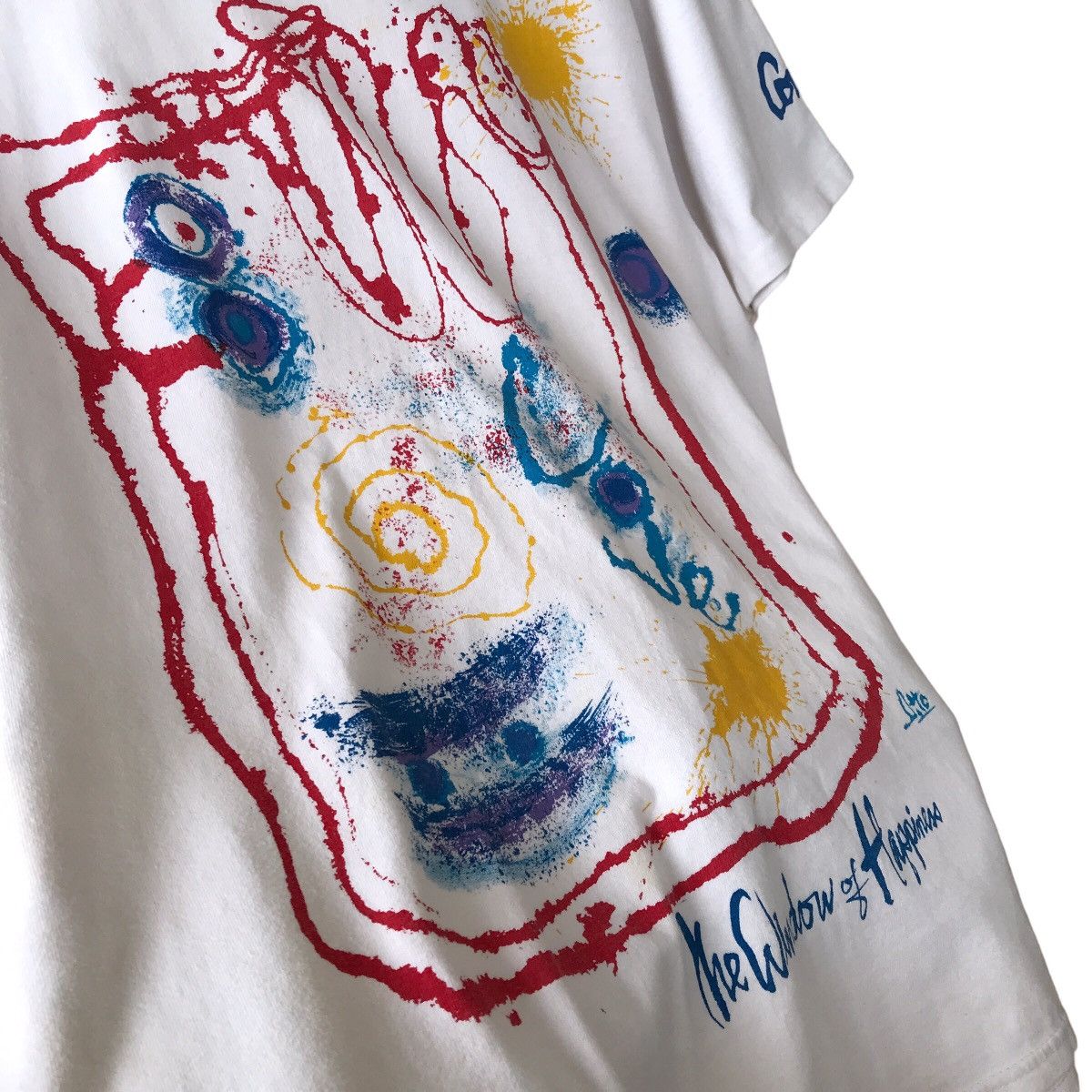 Hanes × Vintage Comtec Pito The Window Of Happiness Vintage 1990s Art Tee Size US L / EU 52-54 / 3 - 4 Thumbnail