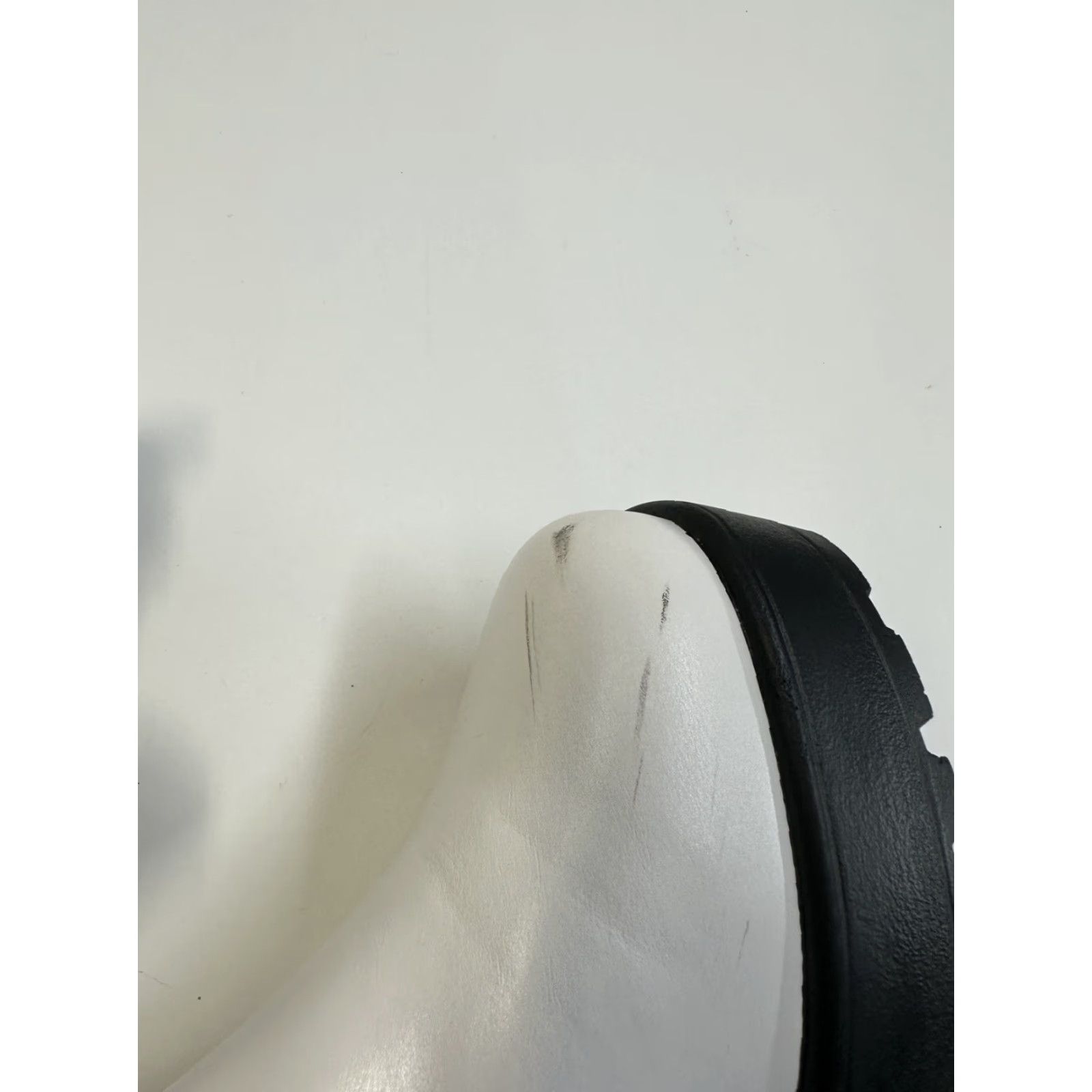 Nasty Gal Nasty Gal Women Chelsea Boot Liza White Size 6 US Block Heel Synthetic Faux Leather Chelsea Shaft Ankle Casual Shoes Size US 6 / IT 36 - 4 Thumbnail