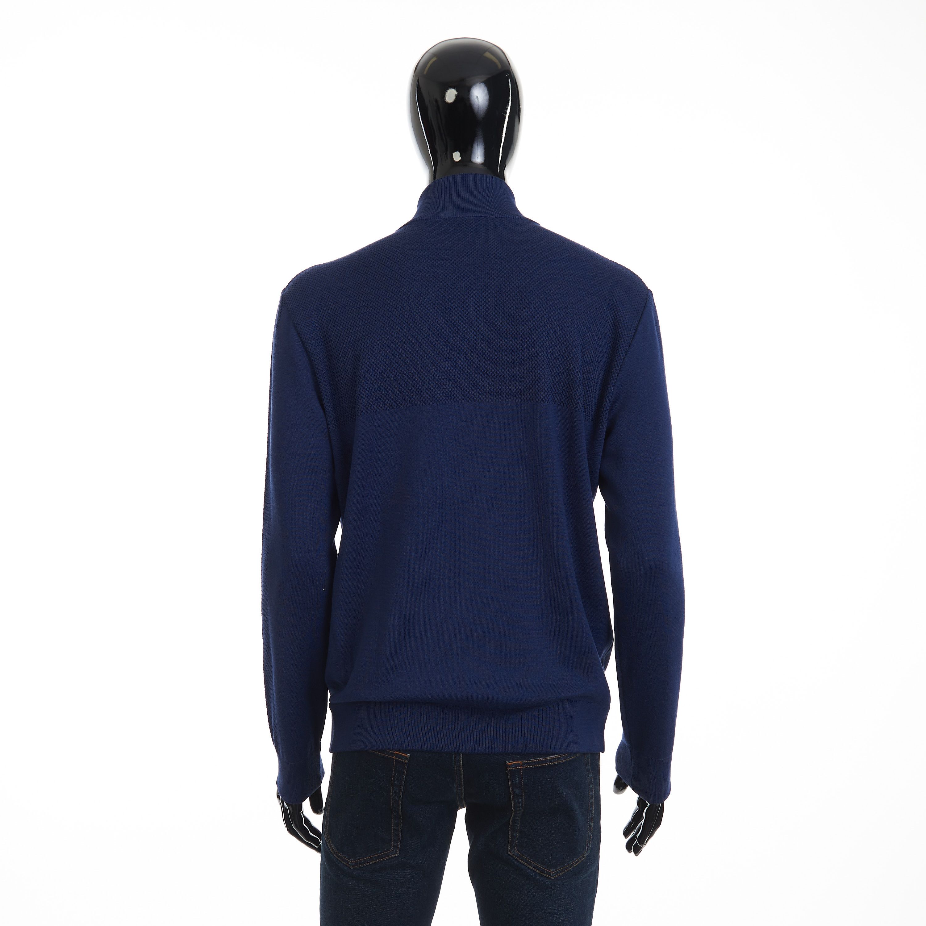 Stefano Ricci Knit Jogging Blouson - Full Zip, Matte Crocodile Insert Size US XL / EU 56 / 4 - 5 Thumbnail