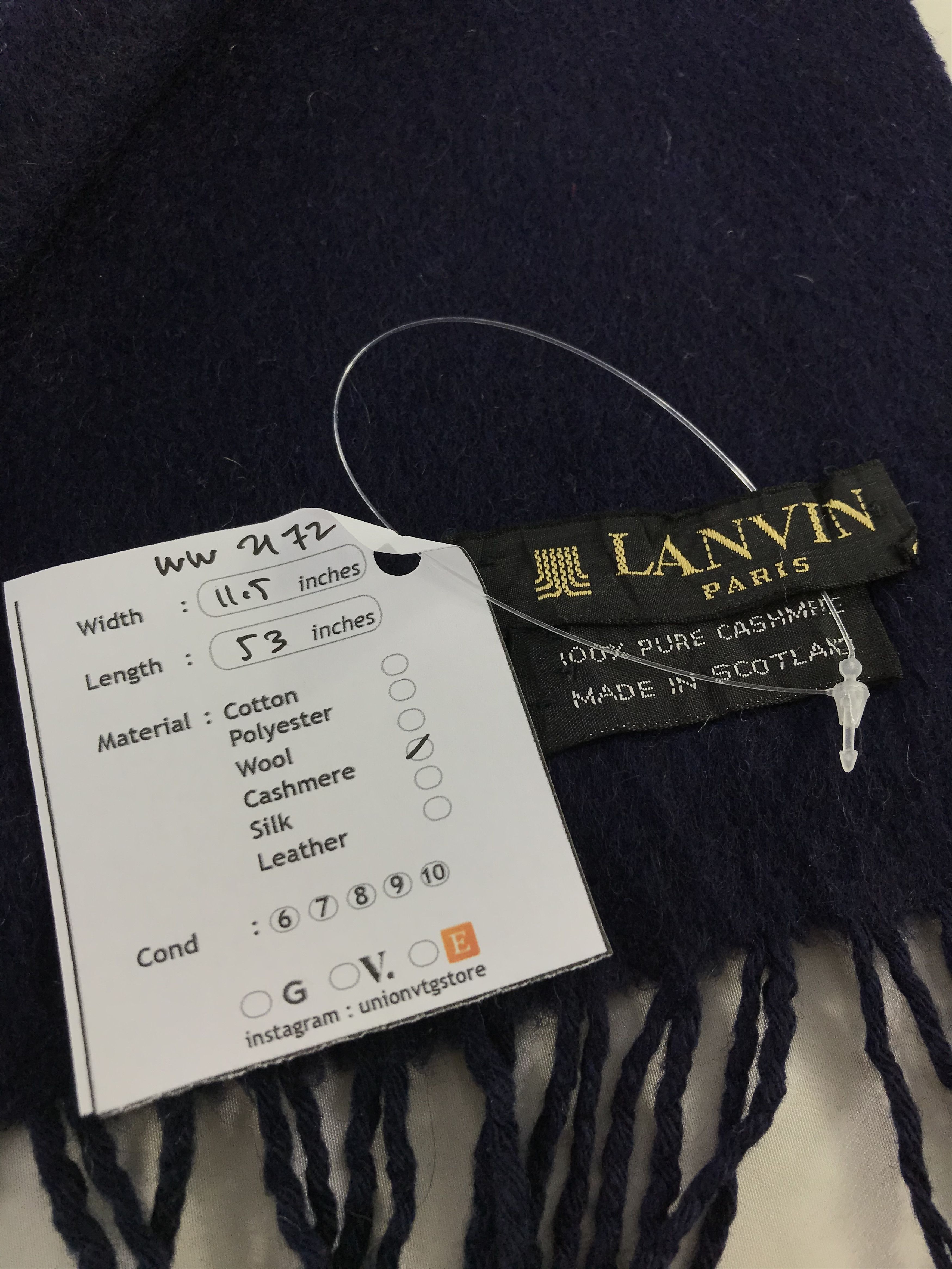 Lanvin Lanvin Scarf / Muffler / Neckwear - WW2172 Size ONE SIZE - 6 Thumbnail