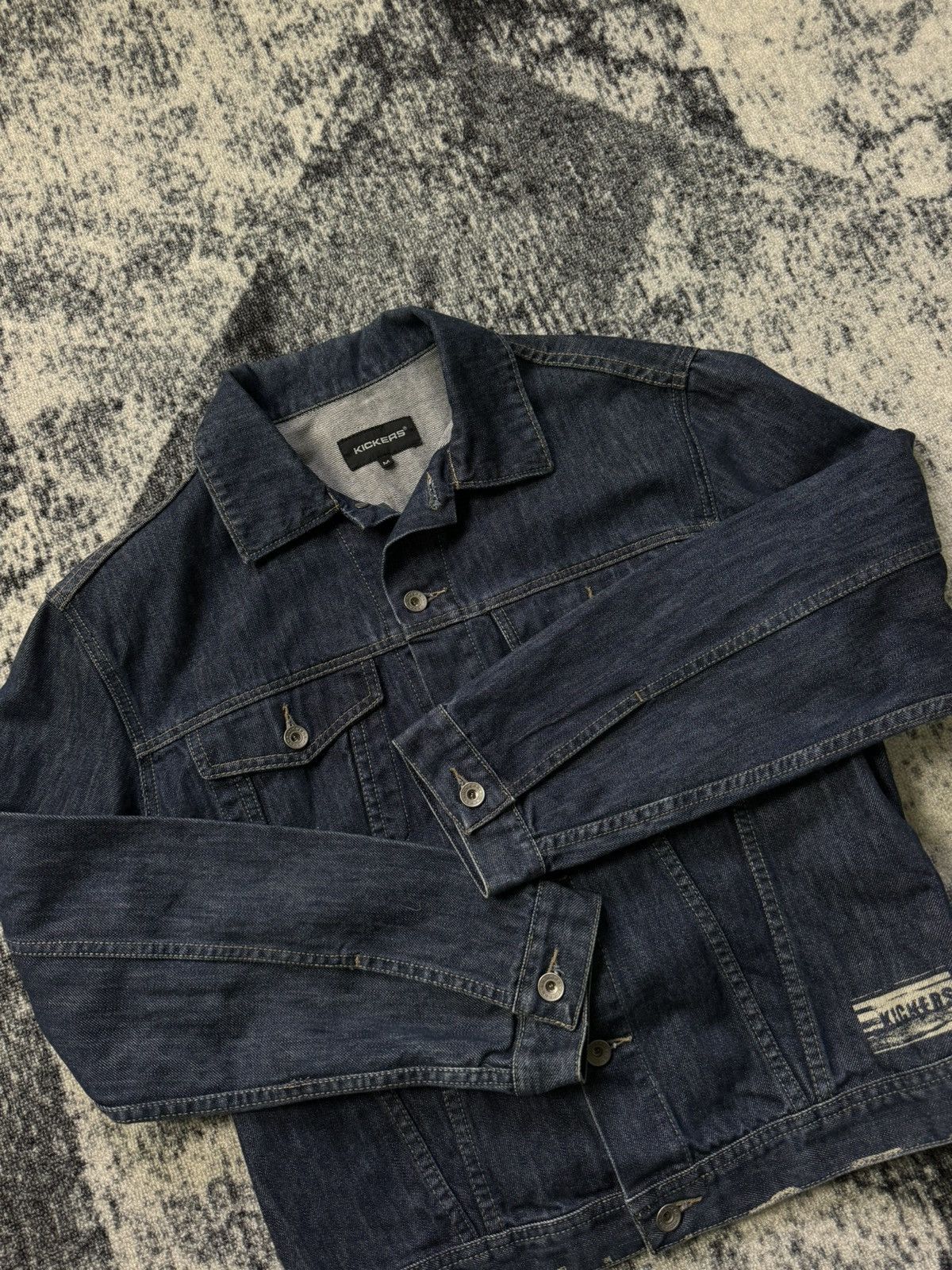 Kickers Vintage Kickers Denim style Jacket Y2K 90s rap Overcoat Size US M / EU 48-50 / 2 - 5 Thumbnail