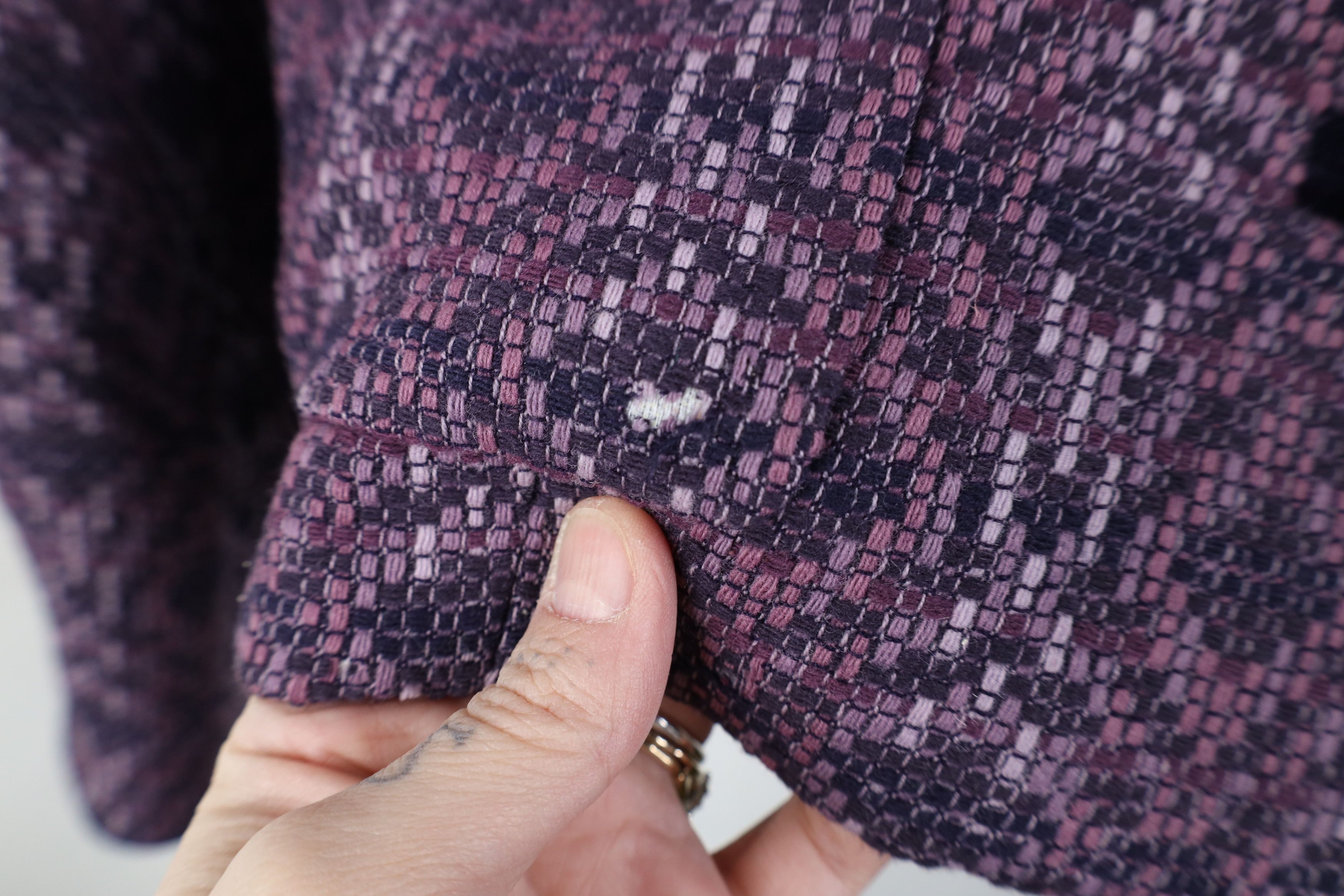 Pendleton Vintage 90s Pendleton Evening Suit Blazer Jacket Purple Size XXL / US 16-18 / IT 52-54 - 4 Thumbnail