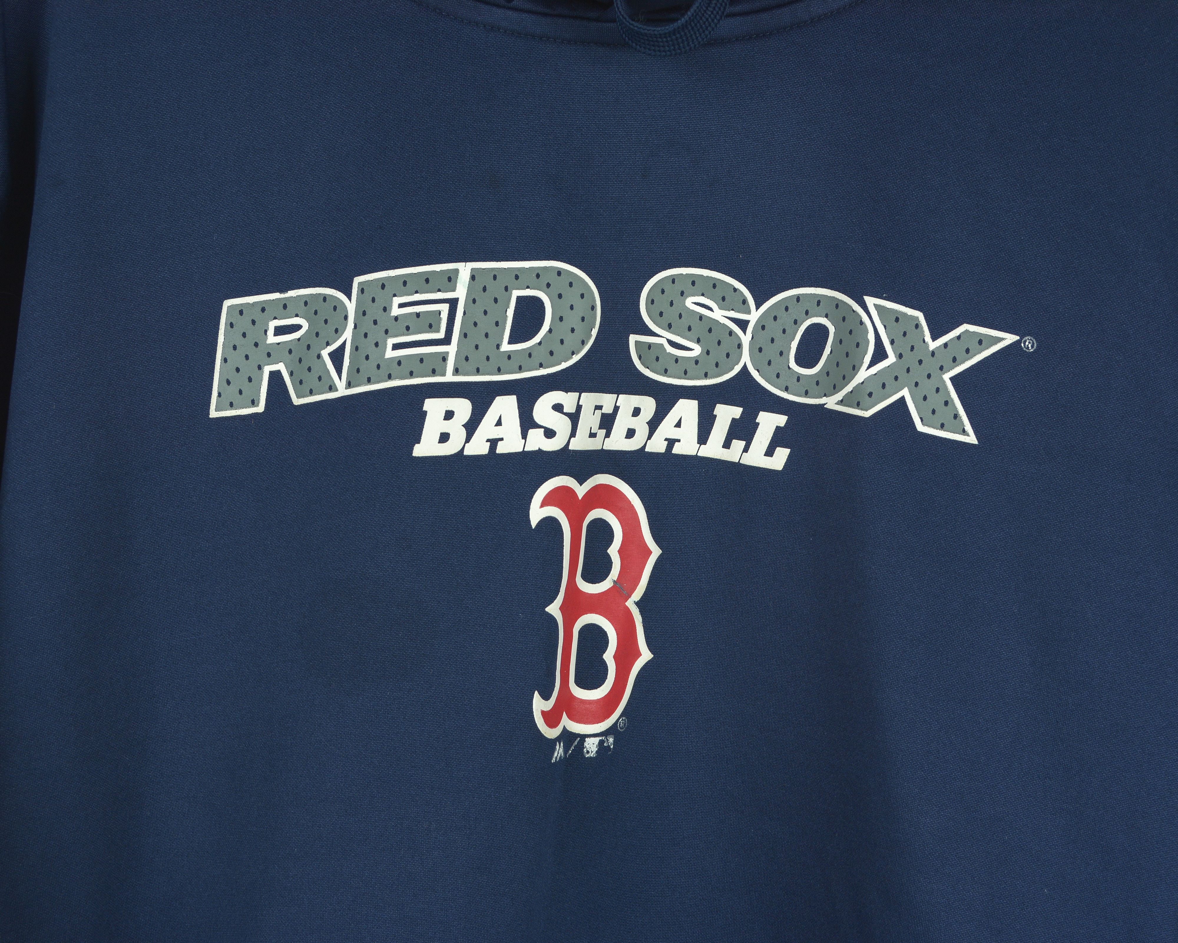 Majestic BOSTON RED SOX Majestic Hoodie Jumper Pullover Sweatshirt Size US L / EU 52-54 / 3 - 3 Thumbnail