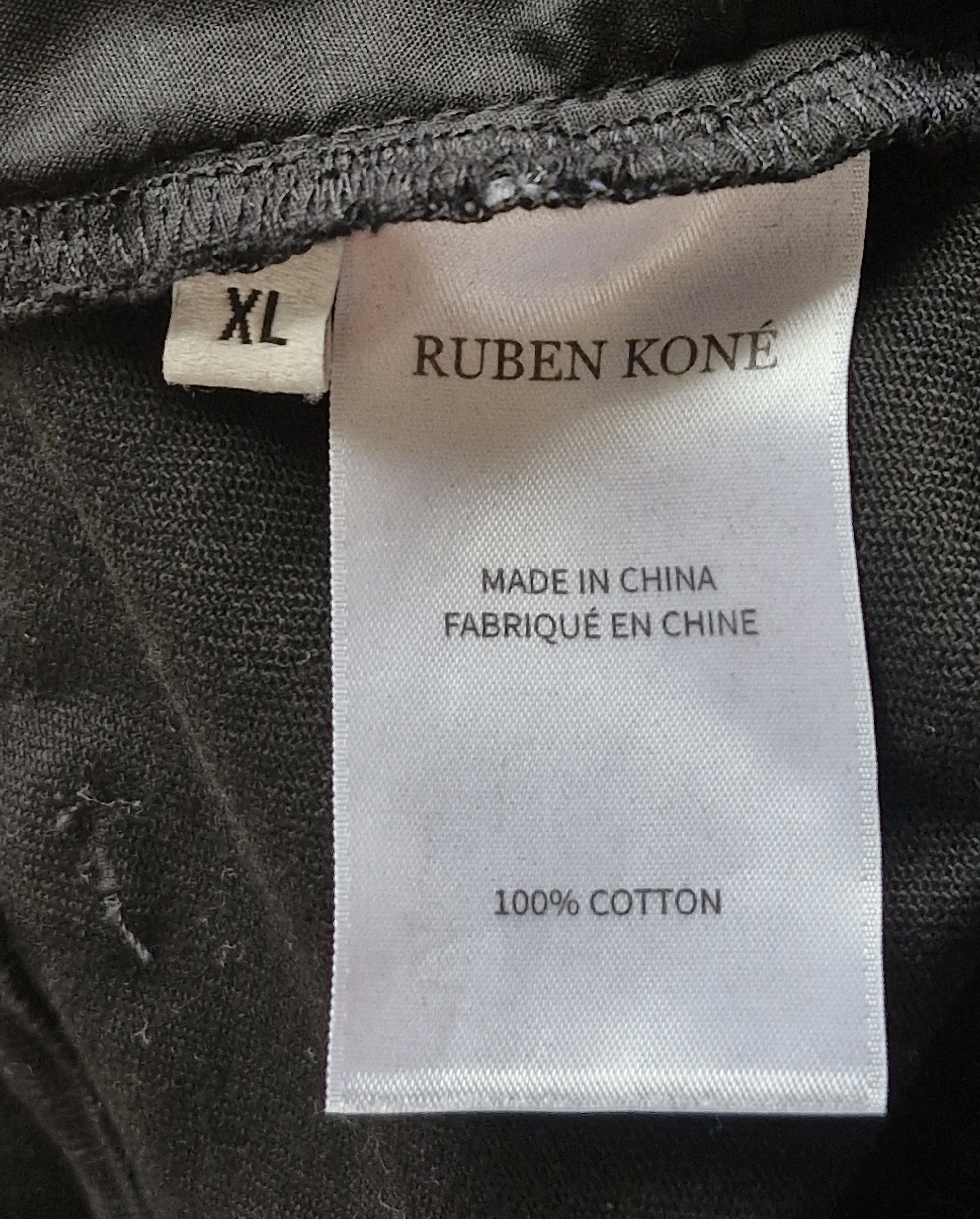 Japanese Brand × Ruben Kone × Vuja De Men's Ruben Koné Strap Cargo Pants Black high-end Size US 36 / EU 52 - 8 Thumbnail