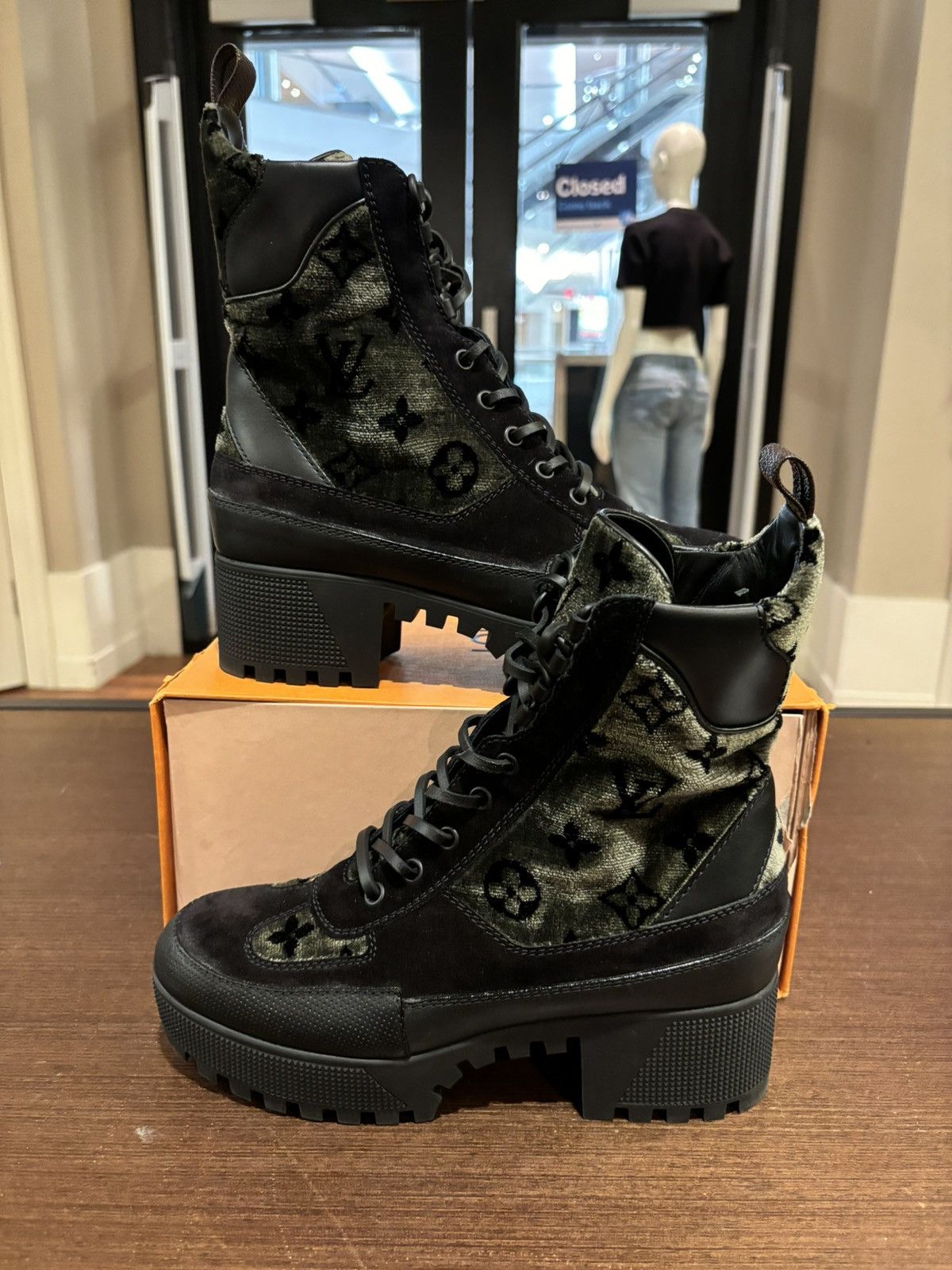 Louis vuitton cat boots on sale