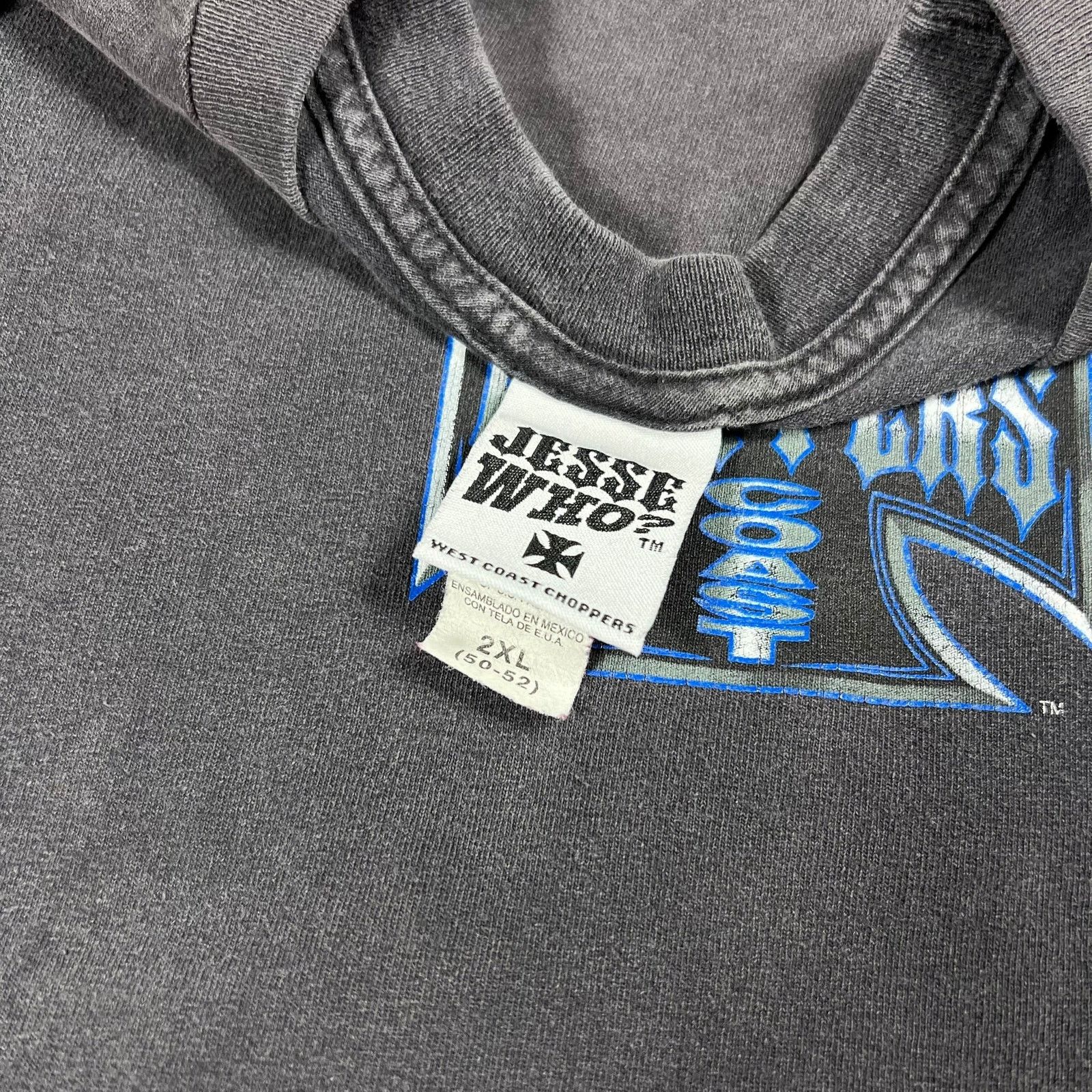 Vintage × West Coast Choppers Vintage Y2K West Coast Choppers Jesse James faded biker tee Size US XL / EU 56 / 4 - 5 Thumbnail