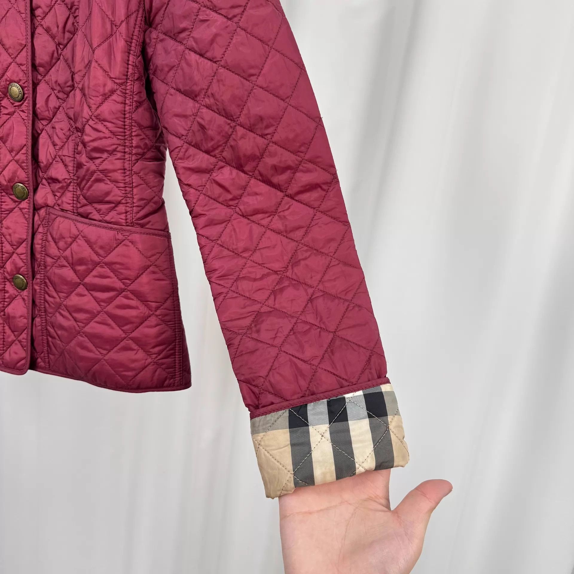 Burberry Burberry Check Lining Puffer Jacket XS 98 New Size XS / US 0-2 / IT 36-38 - 4 Thumbnail