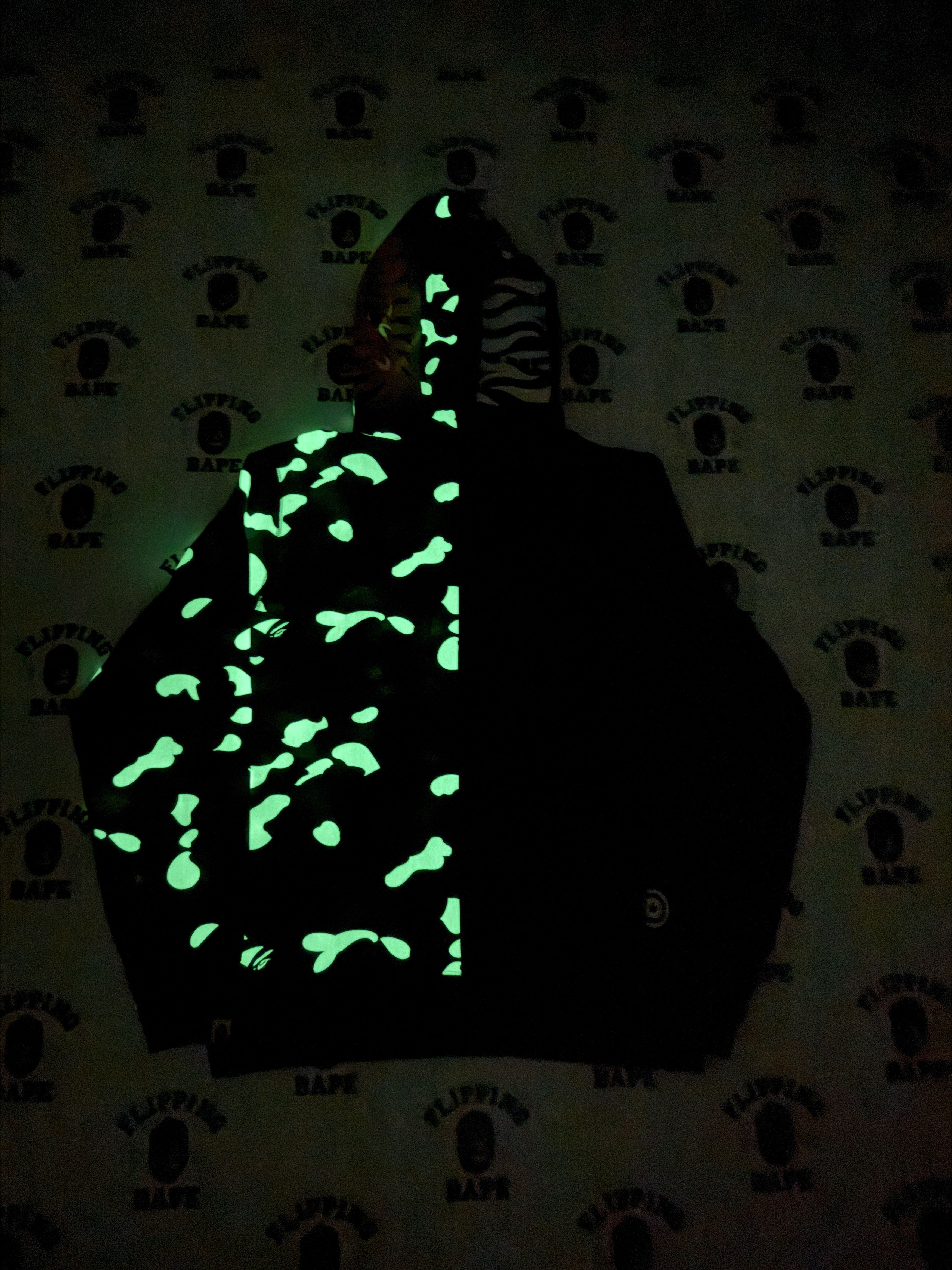 Bape BAPE CITY CAMO TIGER SHARK FULL ZIP HOODIE AW25 Size US L / EU 52-54 / 3 - 4 Thumbnail