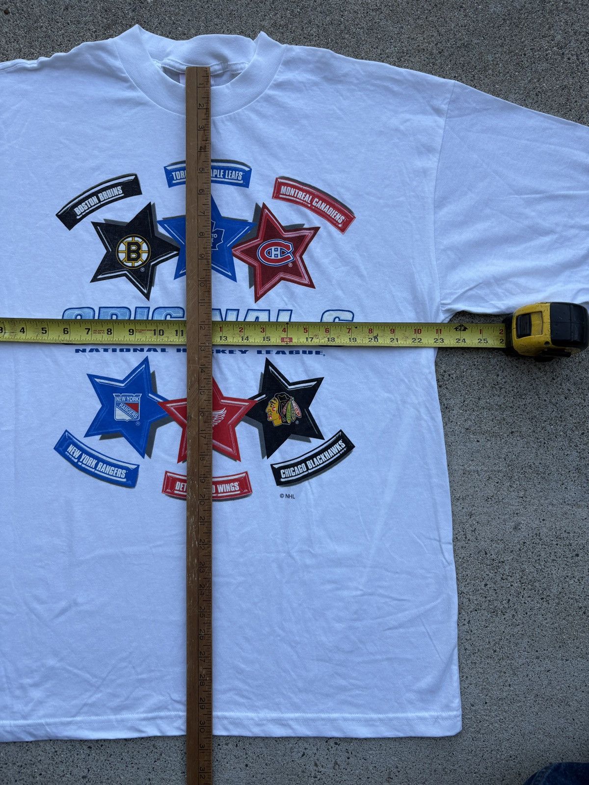 NHL Vintage 1998 THG Inc. NHL “The Original Six” T-Shirt Size XL Size US XL / EU 56 / 4 - 5 Thumbnail