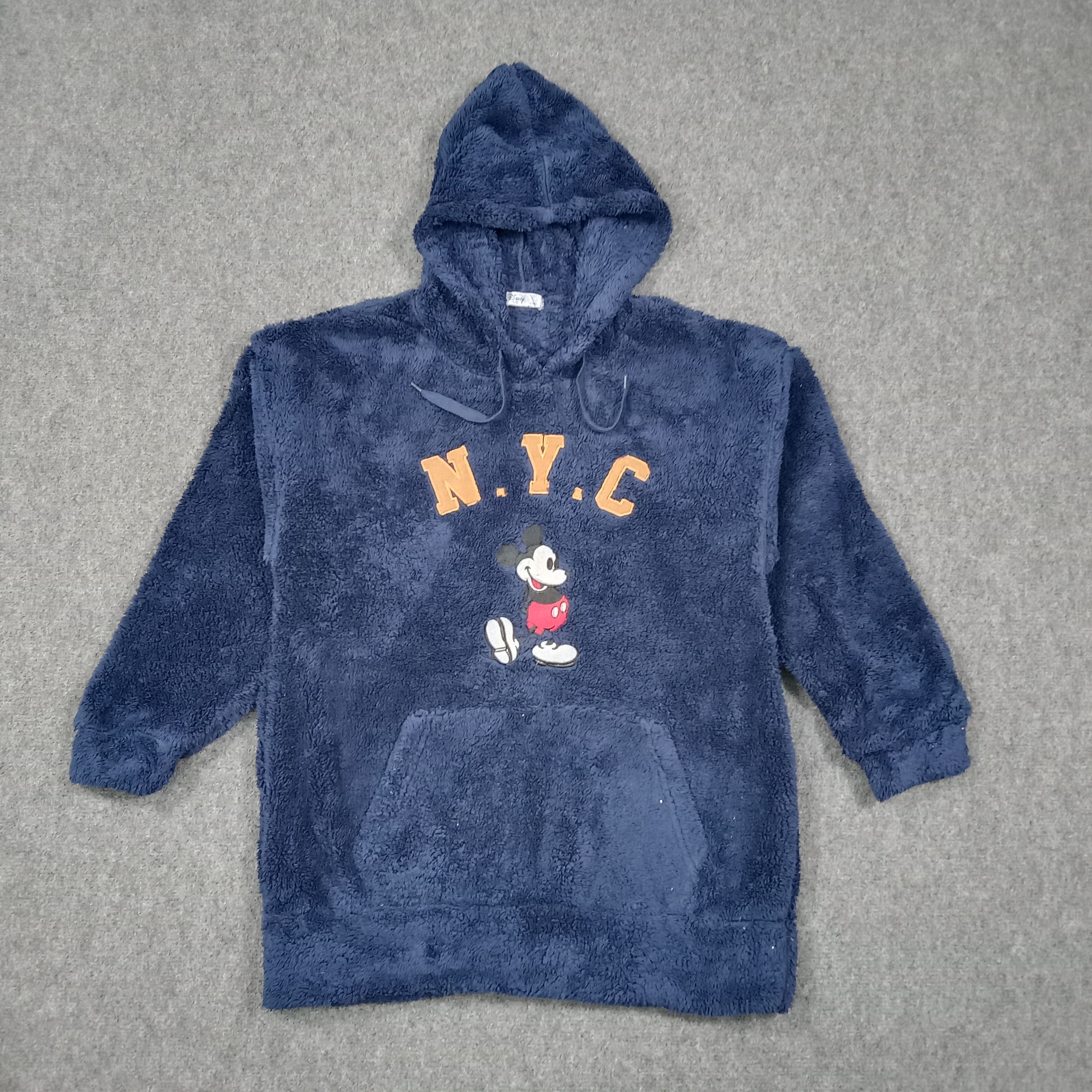 Disney Disney Mickey Mouse NYC Fleece Pull Over Hoodies C269N16 Size US S / EU 44-46 / 1 - 1 Thumbnail