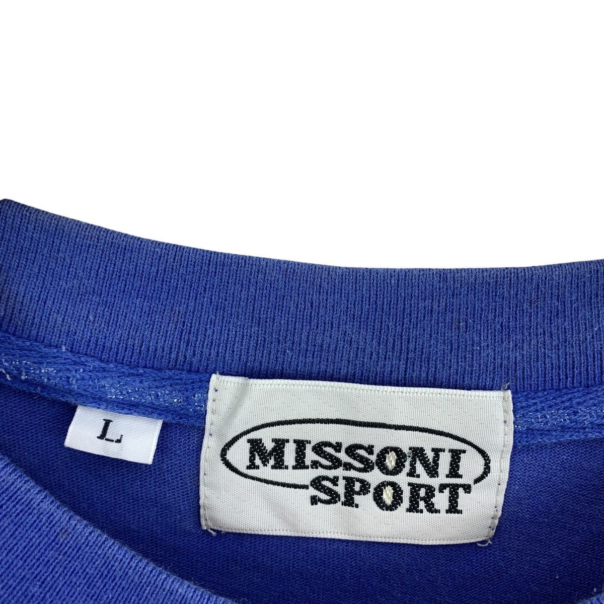 Missoni × Vintage Vintage MISSONI SPORT big logo spellout printed tee Size US L / EU 52-54 / 3 - 3 Thumbnail