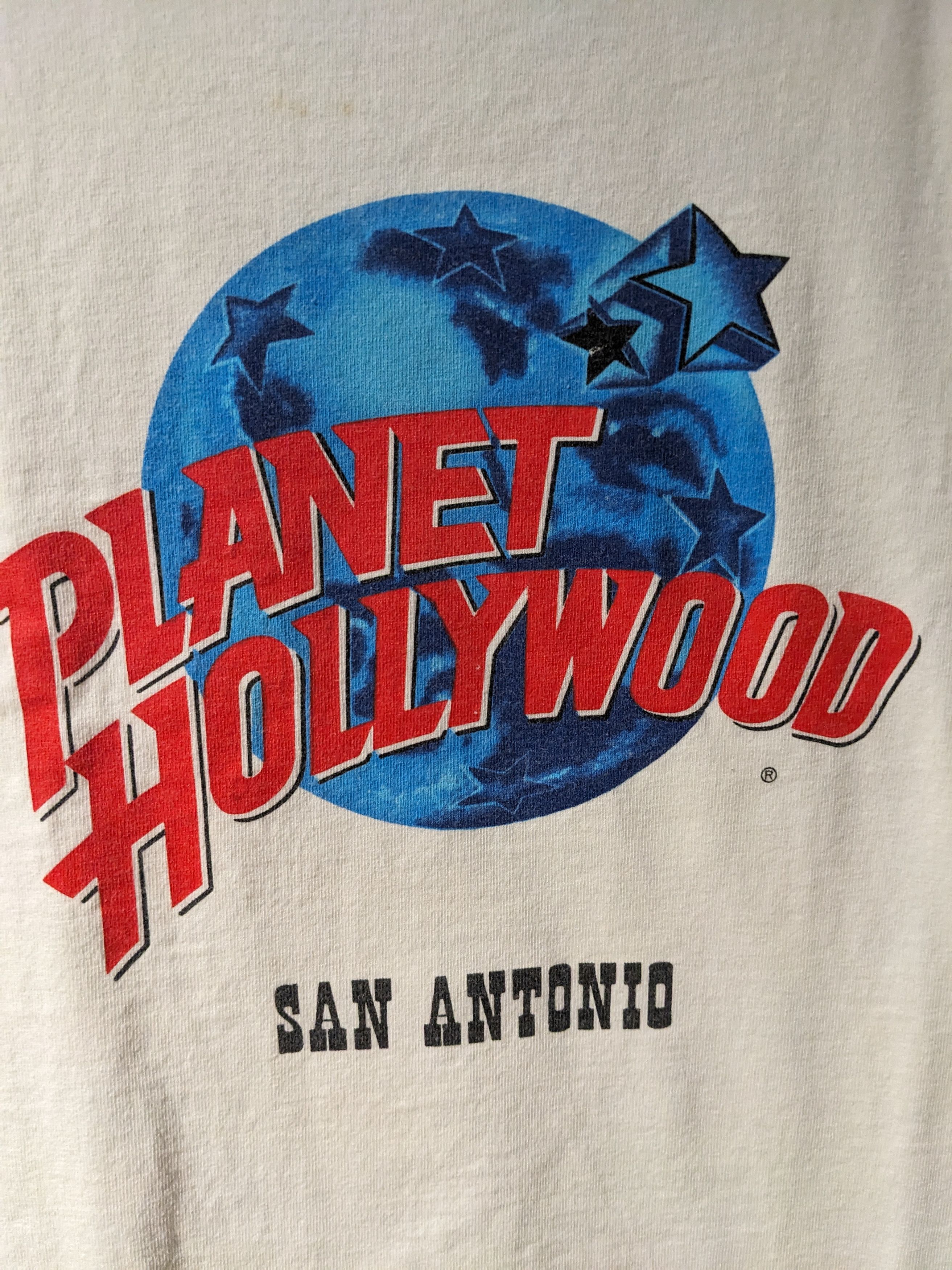 Planet Hollywood × Vintage Vintage 90s Planet Hollywood San Antonio Logo Large T-Shirt Size US L / EU 52-54 / 3 - 2 Thumbnail