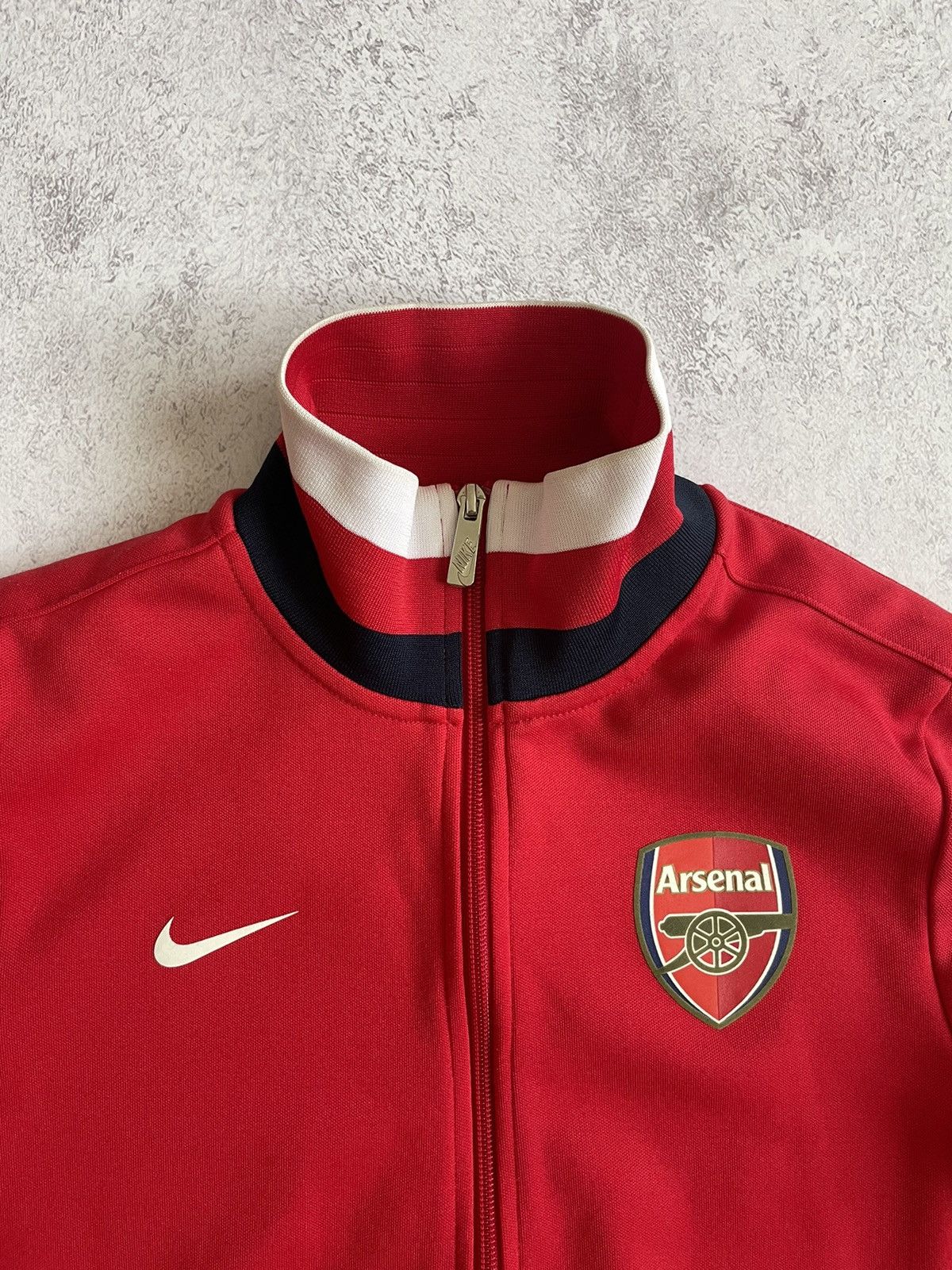 Vintage Nike FC Arsenal 2012/2013 Zip Training Jacket Size S Size US S / EU 44-46 / 1 - 3 Thumbnail