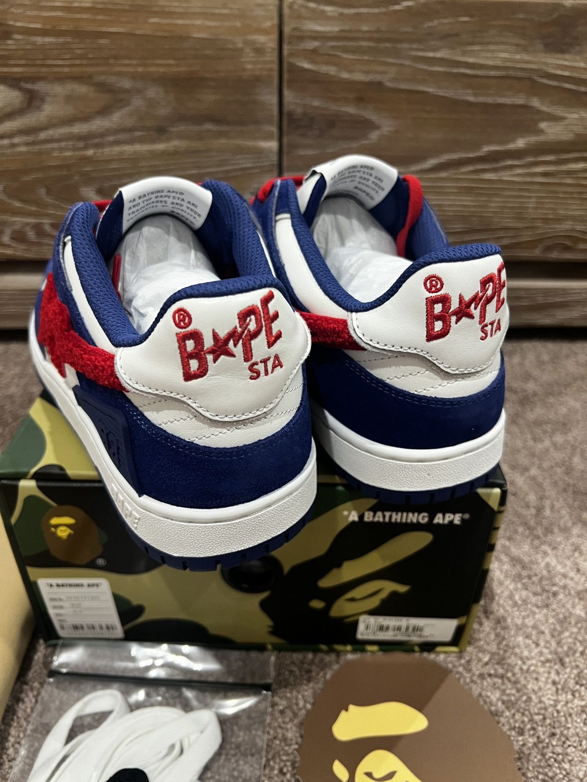 Bape Brand new A Bathing Ape Bape SK8 Sta M2 blue Size US 9.5 / EU 42-43 - 5 Thumbnail