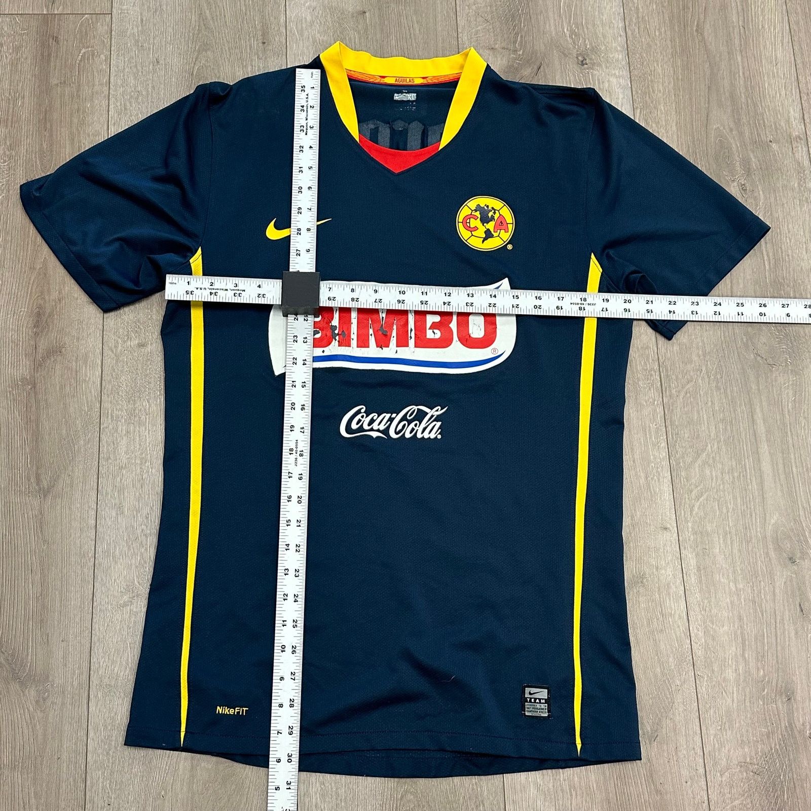 Nike Club América 2008/09 Away Jersey MLB Soccer Size XL B18 Size US XL / EU 56 / 4 - 7 Thumbnail