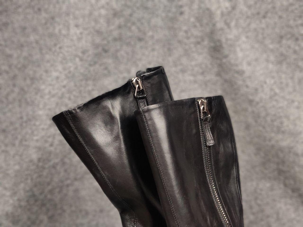 RoccoP Rocco P. Hand Made Torre Saw Patrisio Leather Zip Boots Size US 6 / IT 36 - 7 Thumbnail