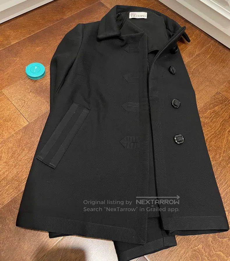 Valentino Valentino Black Double wool slanted Size S / US 4 / IT 40 - 3 Thumbnail