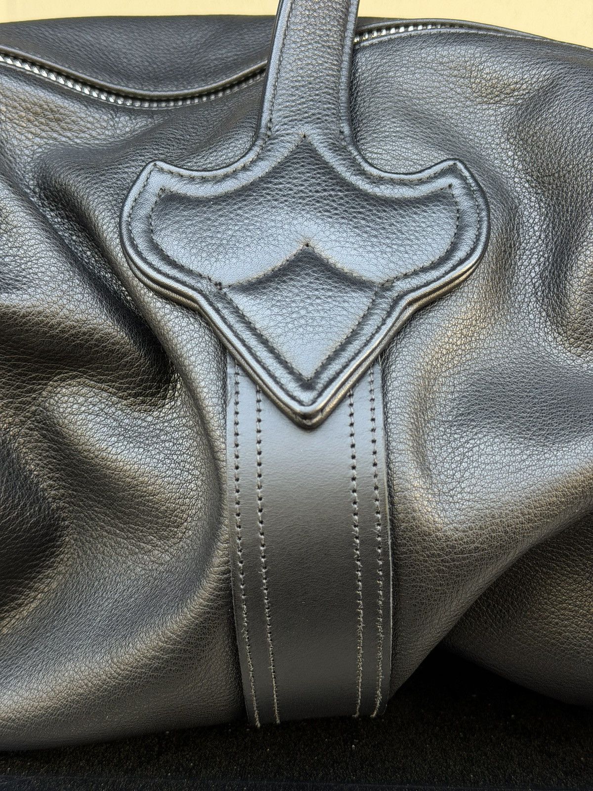 Chrome Hearts Chrome Hearts Fleur Patch Black Duffle Bag Size ONE SIZE - 4 Thumbnail