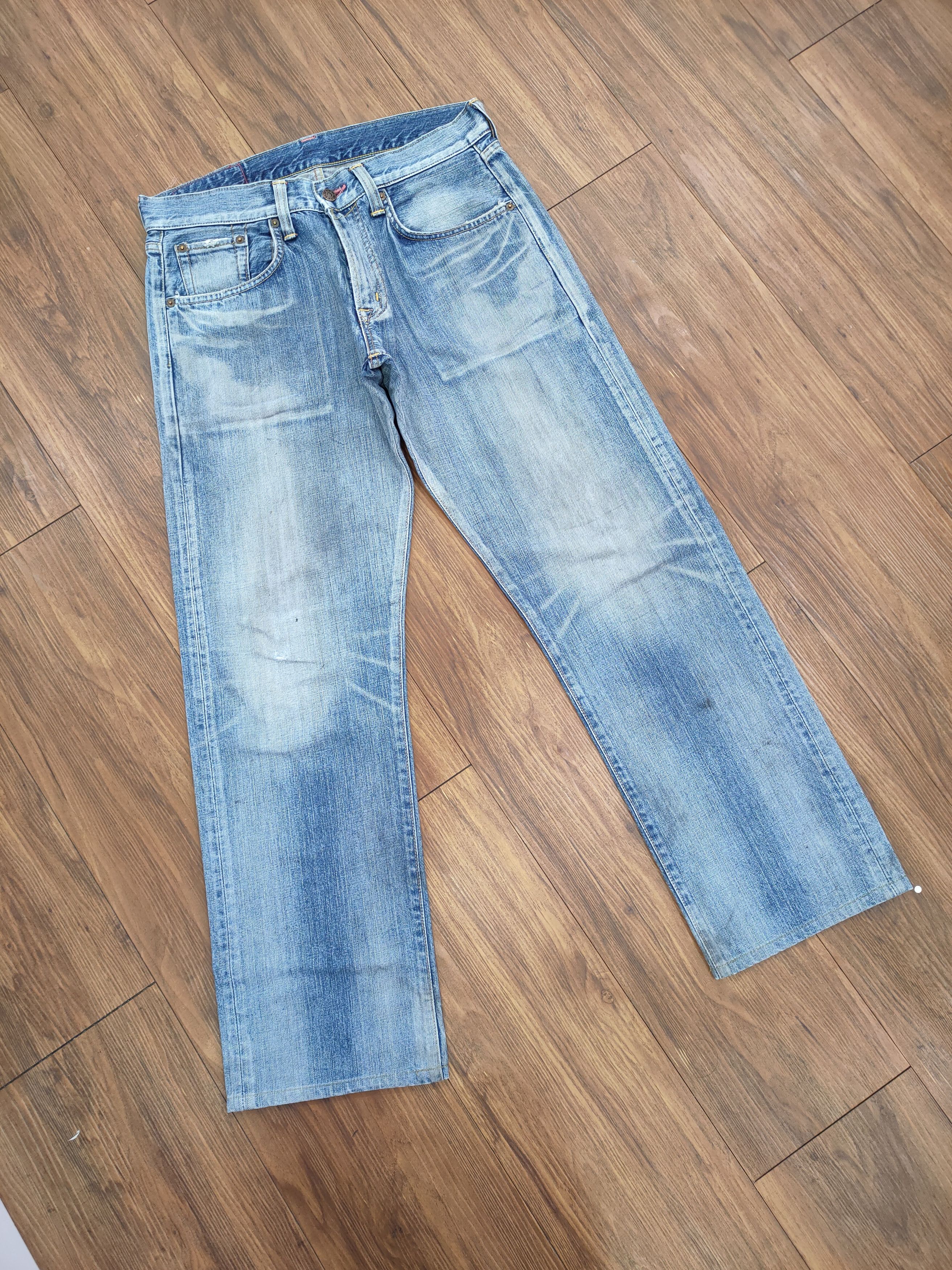 Edwin × Jean × Vintage VINTAGE EDWIN 504 FADED JEANS DENIM PANTS Size US 34 / EU 50 - 2 Thumbnail