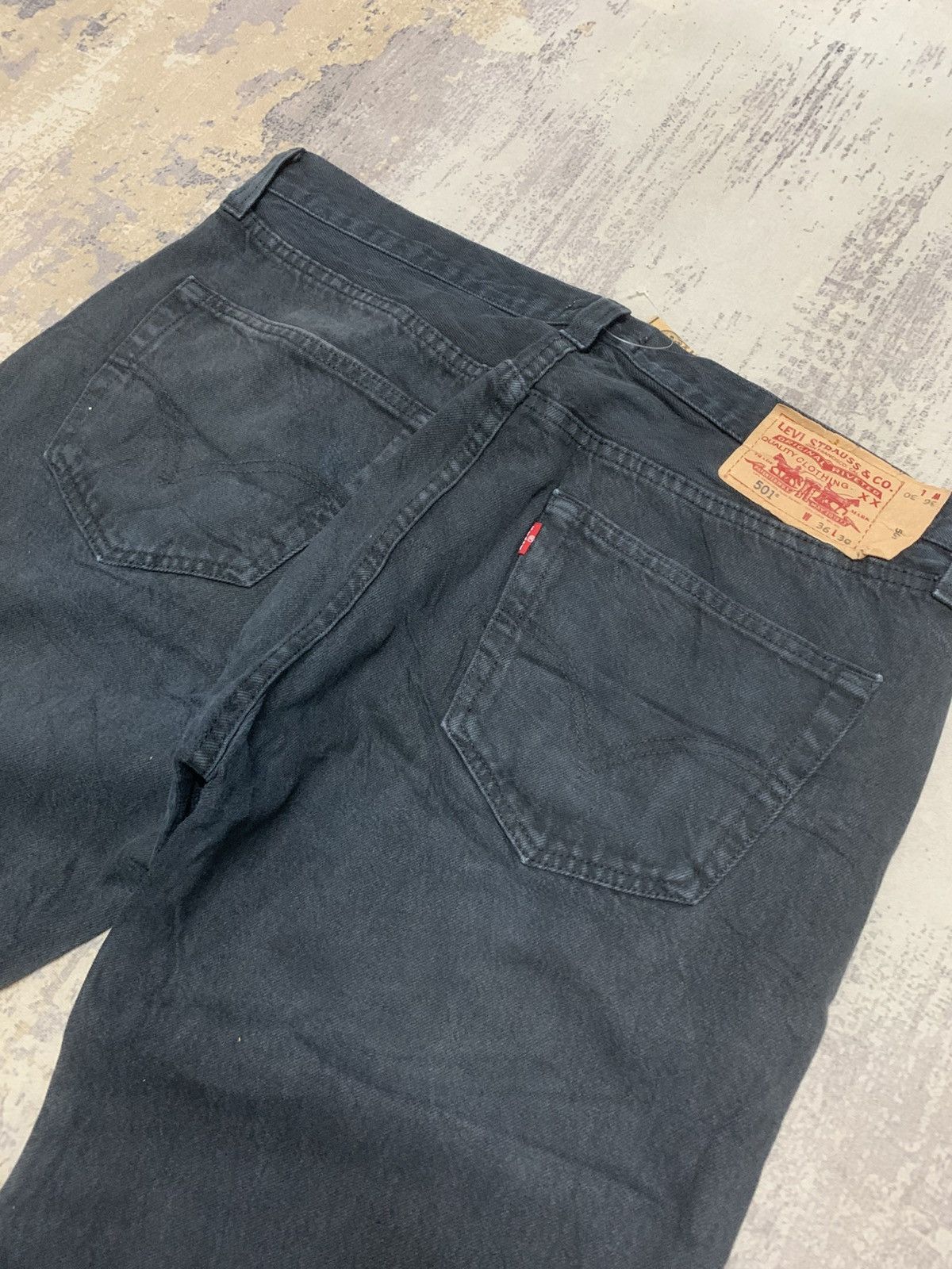 Levi's Vintage 90s Levi's 501 Black Wash Jeans Size US 36 / EU 52 - 9 Thumbnail
