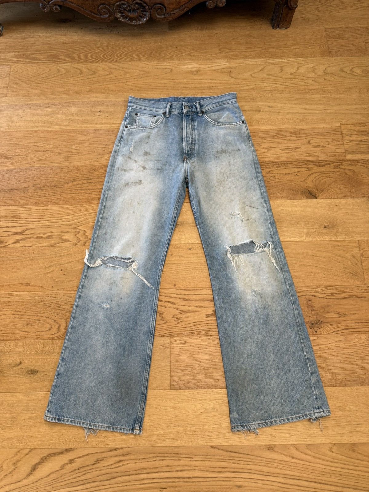 Acne Studios Jean Acne Studios 2021M (Penicillin) Size US 29 - 10 Thumbnail