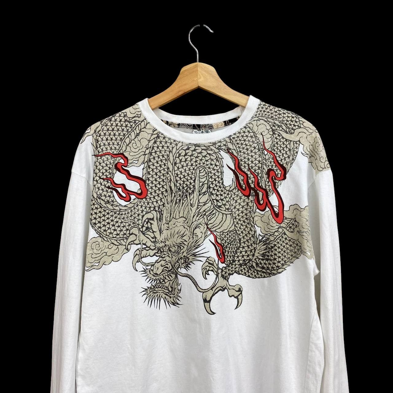 Japanese Brand JAPANESE DRAGON YAKUZA SHIRT Size US L / EU 52-54 / 3 - 2 Thumbnail