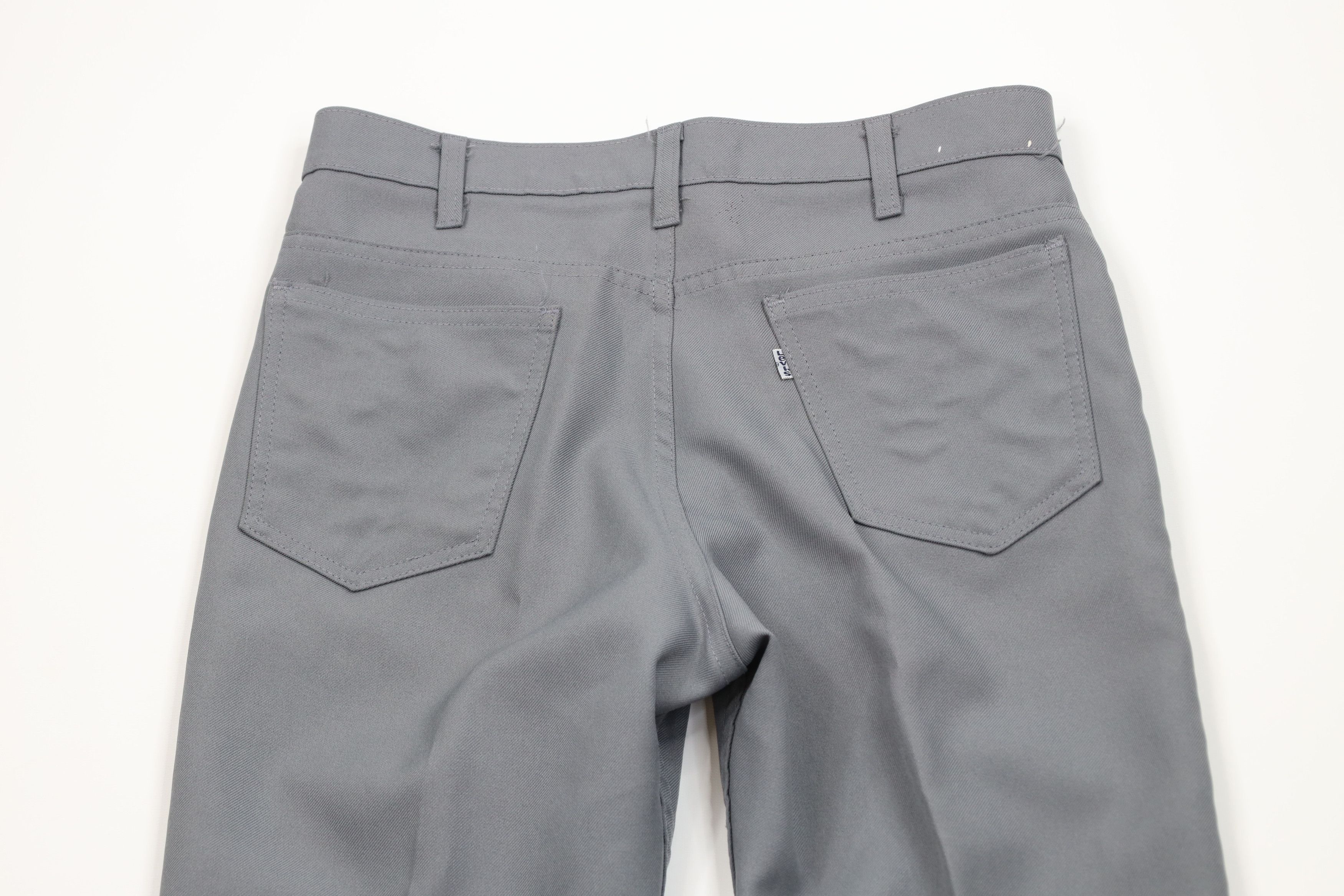 Levi's Vintage 70s Levis 517 Wide Leg Western Chino Pants Gray USA Size US 32 / EU 48 - 12 Thumbnail