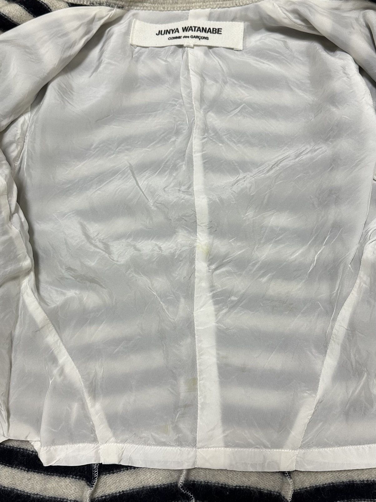Junya Watanabe JUNYA WATANABE F/W 2003 Striped Button Up Blazer Jacket Size S / US 4 / IT 40 - 5 Thumbnail