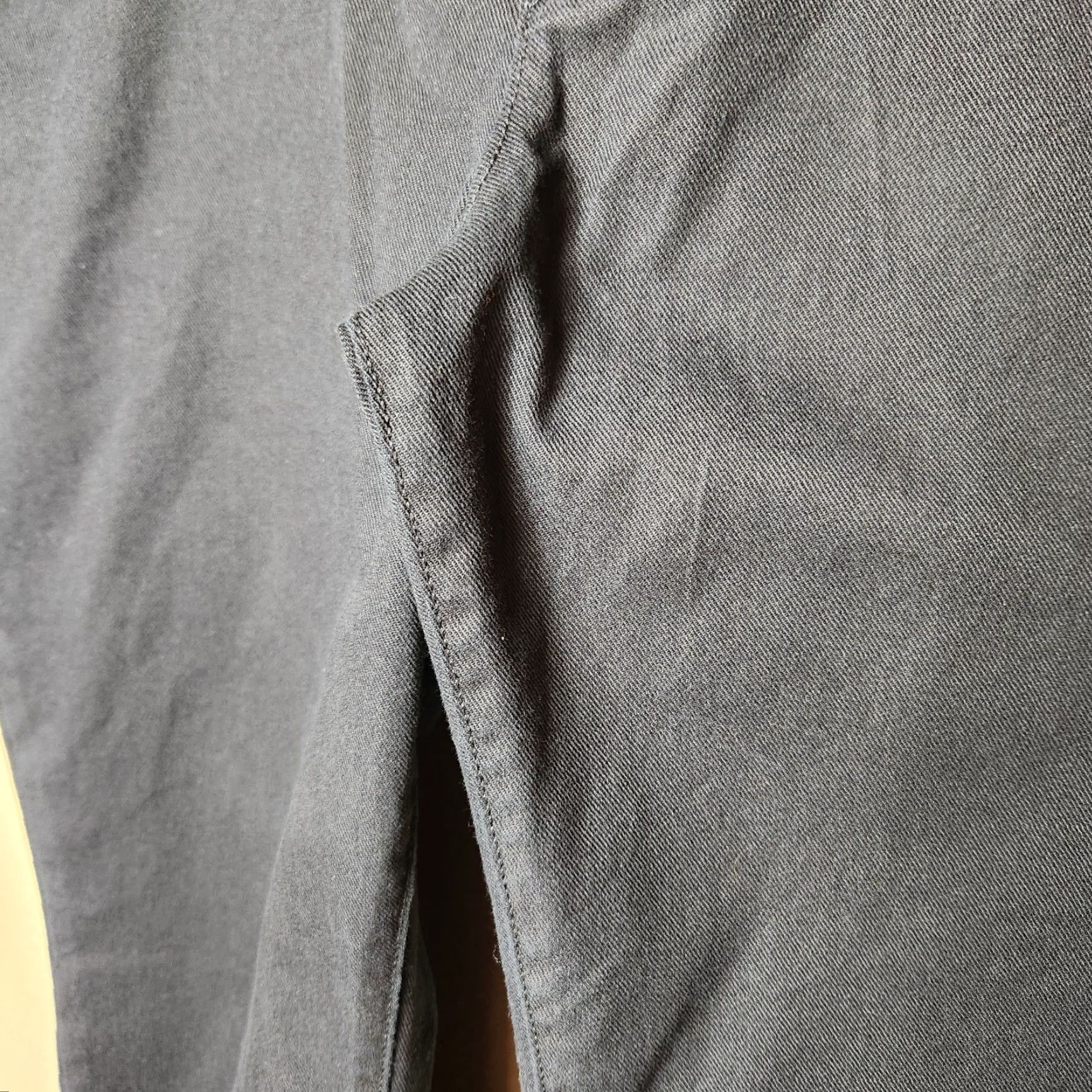 Lands' End Lands' End Womens Fit 1 Black Mid Rise Straight Leg Jeans-Size 14 (NWOT) Size 36" / US 14 / IT 50 - 3 Thumbnail
