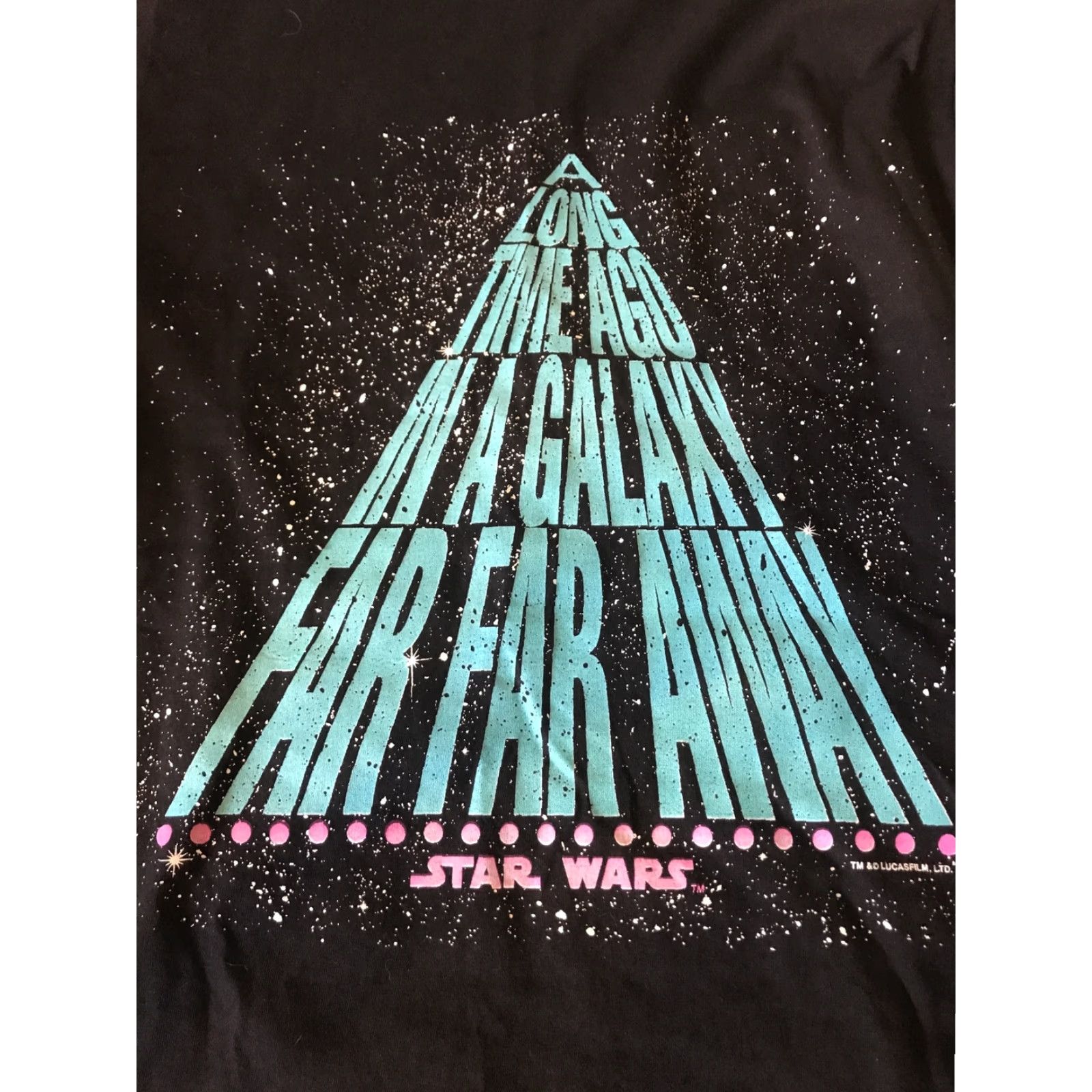Star Wars VINTAGE Star Wars Tee T-Shirt Men L Black Short Sleeve 1980s Star Wars designer Vintage Mens Size US L / EU 52-54 / 3 - 2 Thumbnail