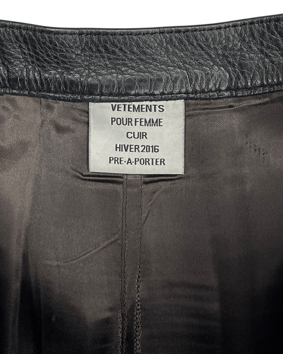 Vetements Vetements AW16 Calfskin Skirt Size 27" / US 4 / IT 40 - 9 Thumbnail