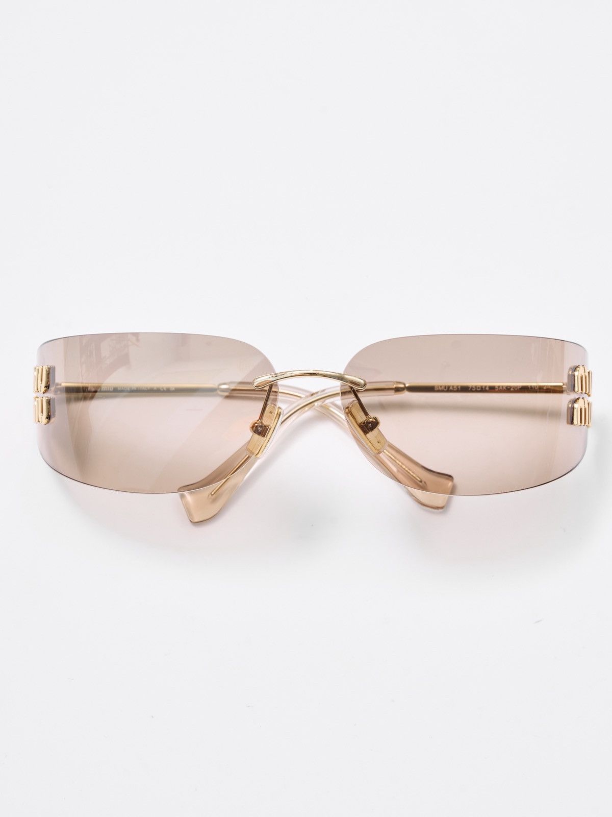 Miu Miu MIU MIU SMU A51 5AK20P GOLD Size ONE SIZE - 2 Thumbnail
