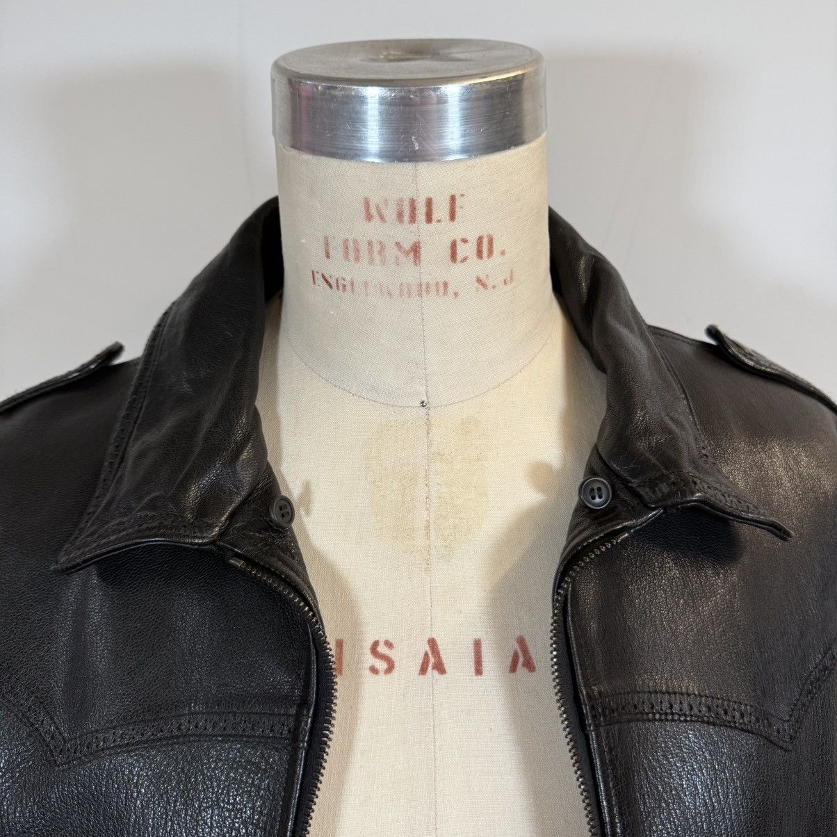 Kiminori Morishita Kiminori Morishita Black Goatskin Leather Bomber Jacket Size US L / EU 52-54 / 3 - 15 Thumbnail