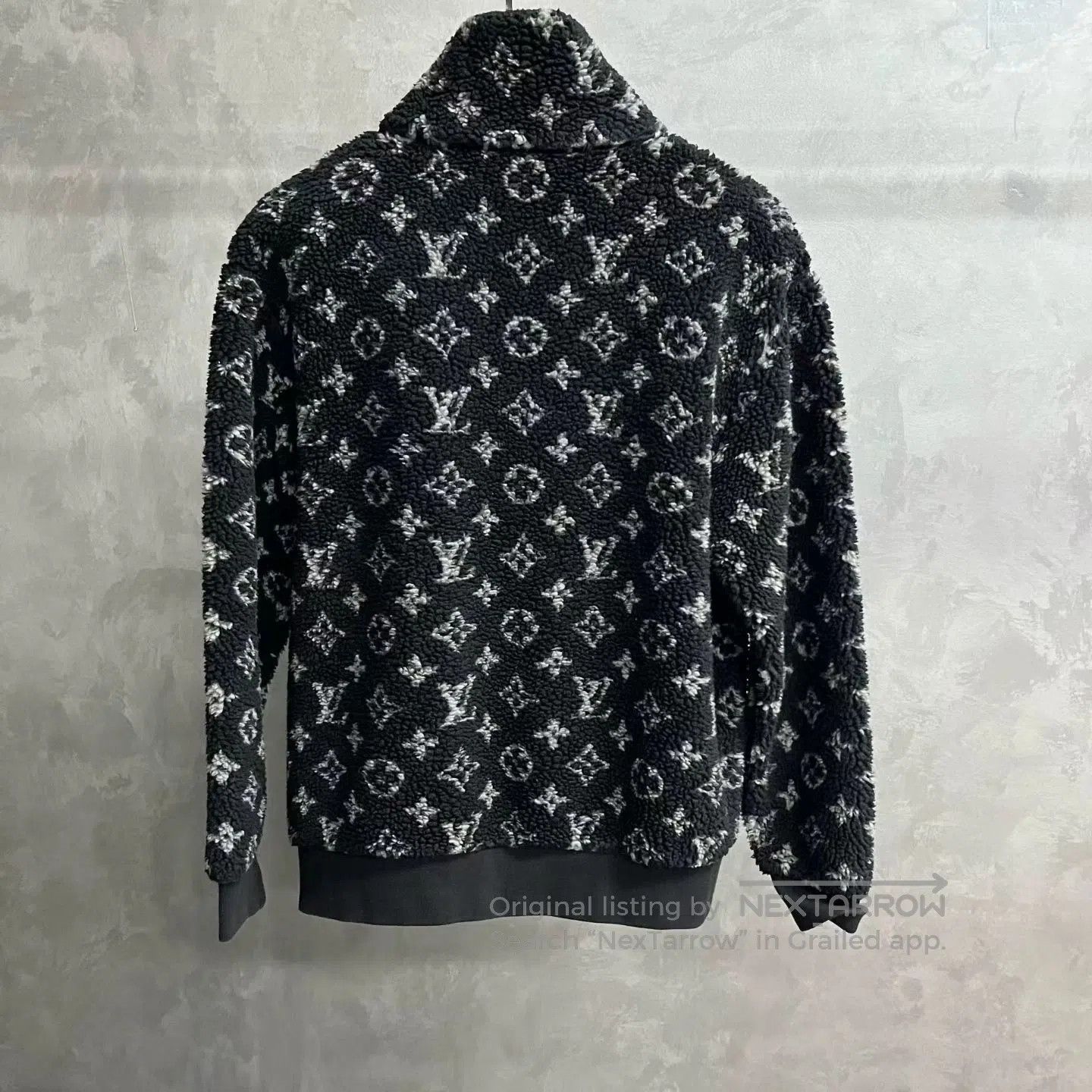 Louis Vuitton Louis Vuitton Black Jacquard Fleece Jacket. Size US XS / EU 42 / 0 - 5 Thumbnail