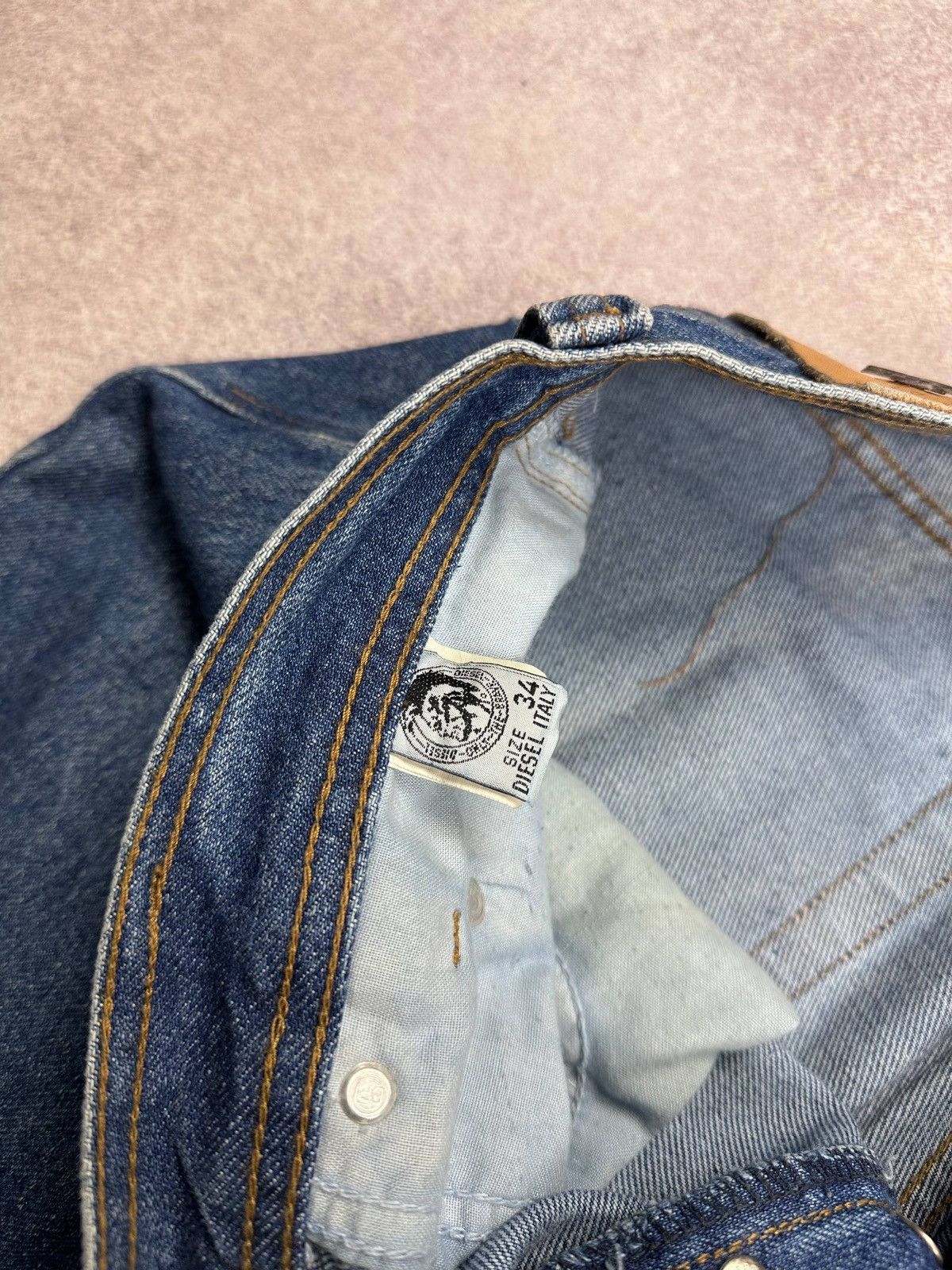 Diesel Vintage 90s Diesel Baggy Denim Jeans Crazy Fit 34 Size US 34 / EU 50 - 9 Thumbnail