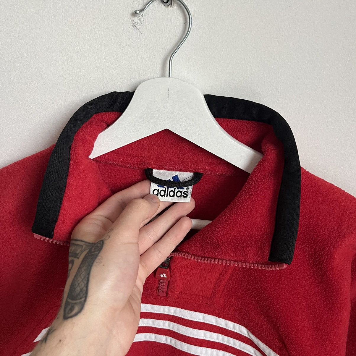 Adidas Vintage Adidas FC Standard 90s Fleece Jacket Size US S / EU 44-46 / 1 - 4 Thumbnail