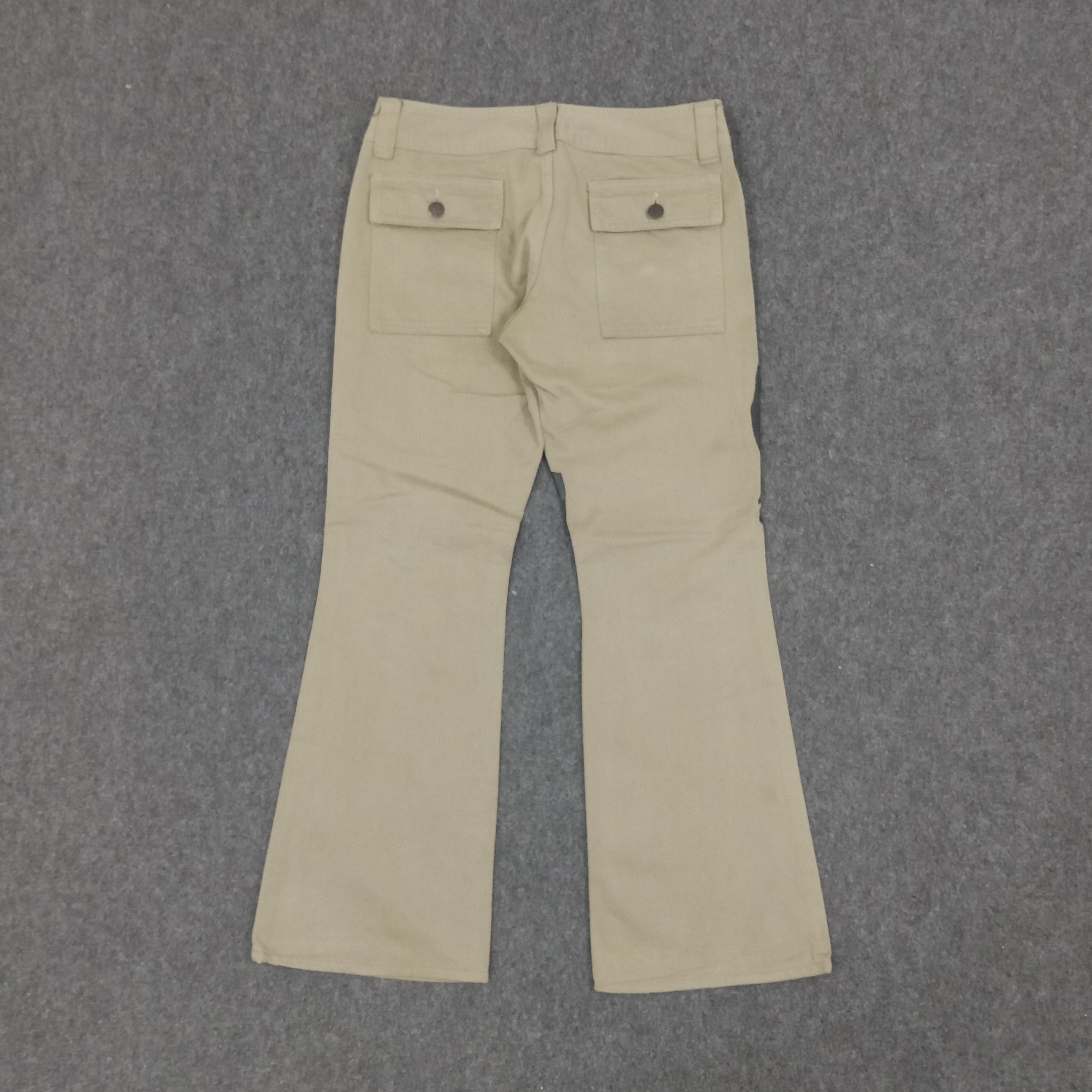 Hysteric Glamour × Japanese Brand × Vintage Hysteric Glamour Japanese Brand Bootcut Custom Cargo Pants Size 27" / US 4 / IT 40 - 6 Thumbnail