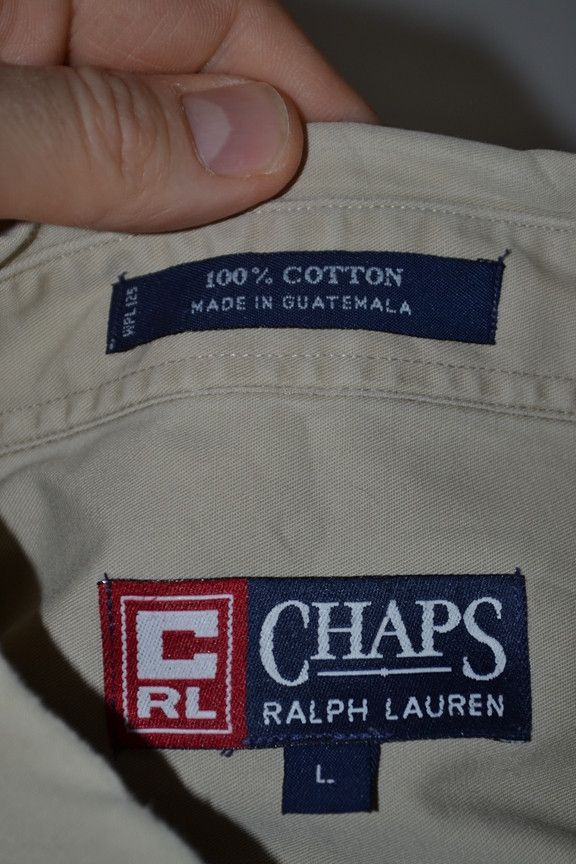 Chaps Ralph Lauren × Ralph Lauren × Vintage Vintage 90s CHAPS RALPH LAUREN Embroidered Button Down Shirt Size US L / EU 52-54 / 3 - 8 Thumbnail