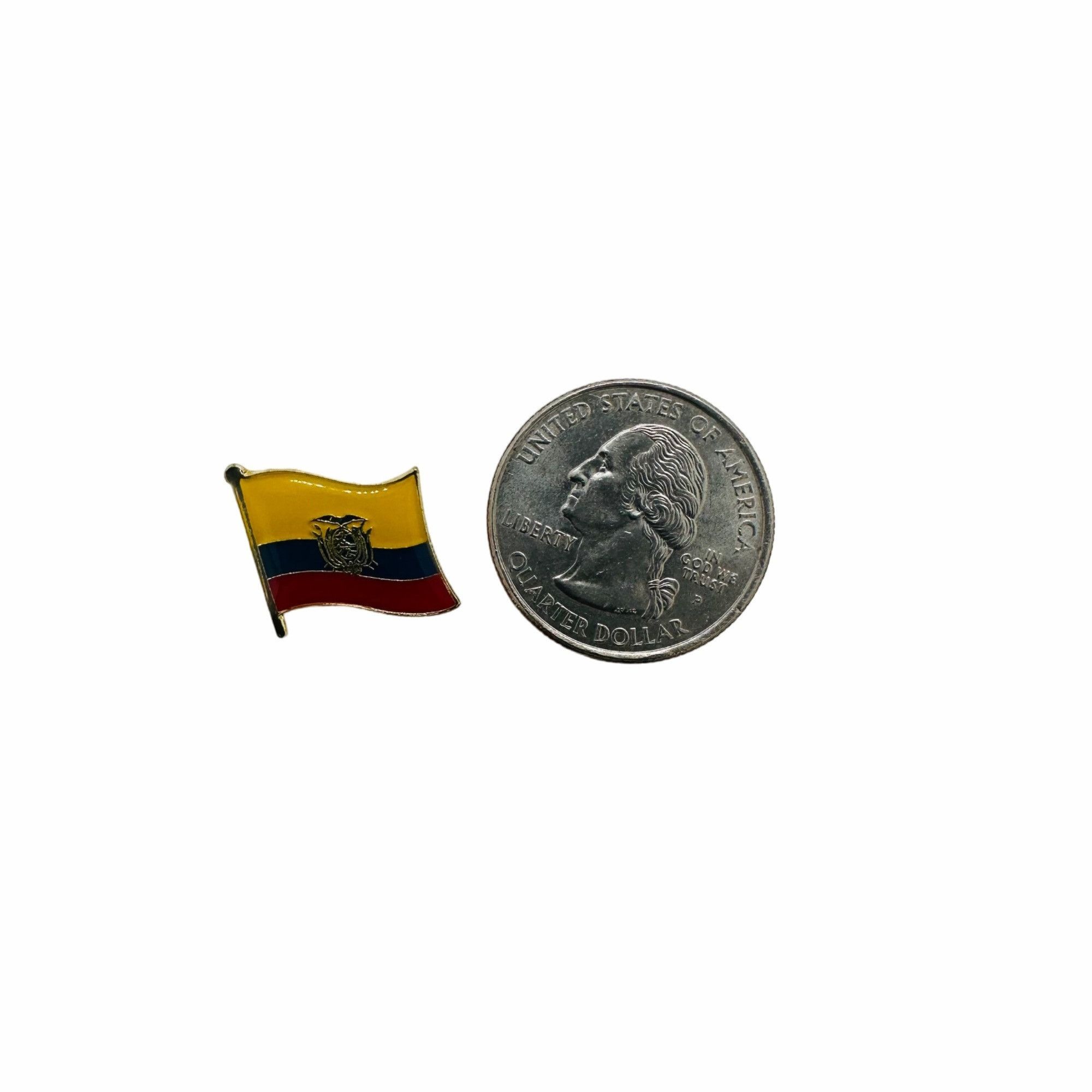 Other ✨Ecuadorian Flag Enamel Pin Yellow Blue Red Broch Patriotic Size ONE SIZE - 6 Thumbnail