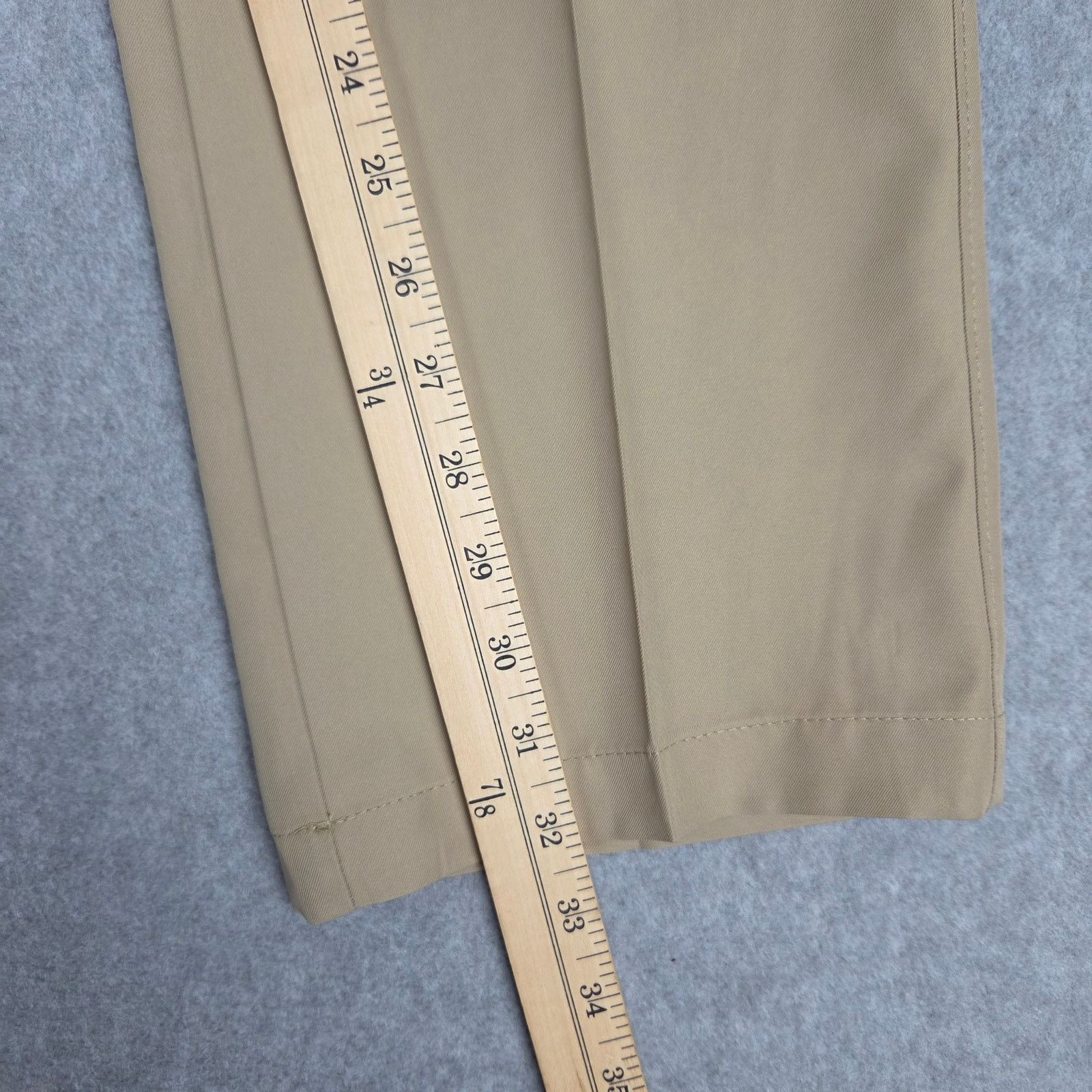 Haggar NWT Haggar 34x32 Tan Flat Front Straight Fit Slacks Size US 34 / EU 50 - 10 Thumbnail