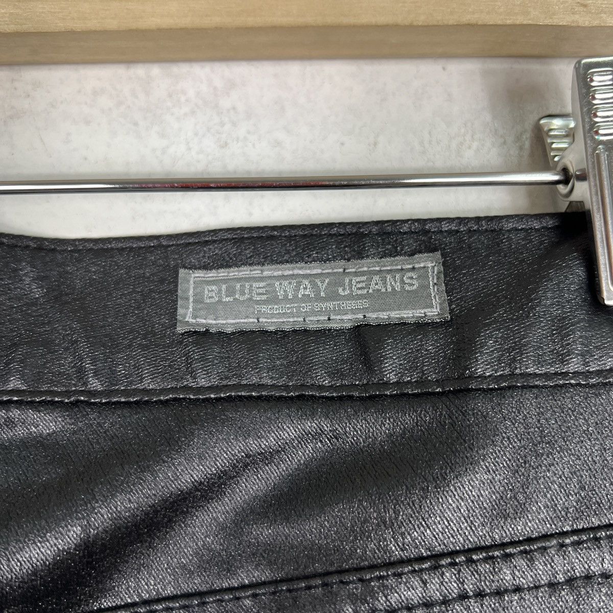 Blue Blue Japan 🔥 BLUE WAY COATED JEANS MADE IN JAPAN Size US 32 / EU 48 - 12 Thumbnail