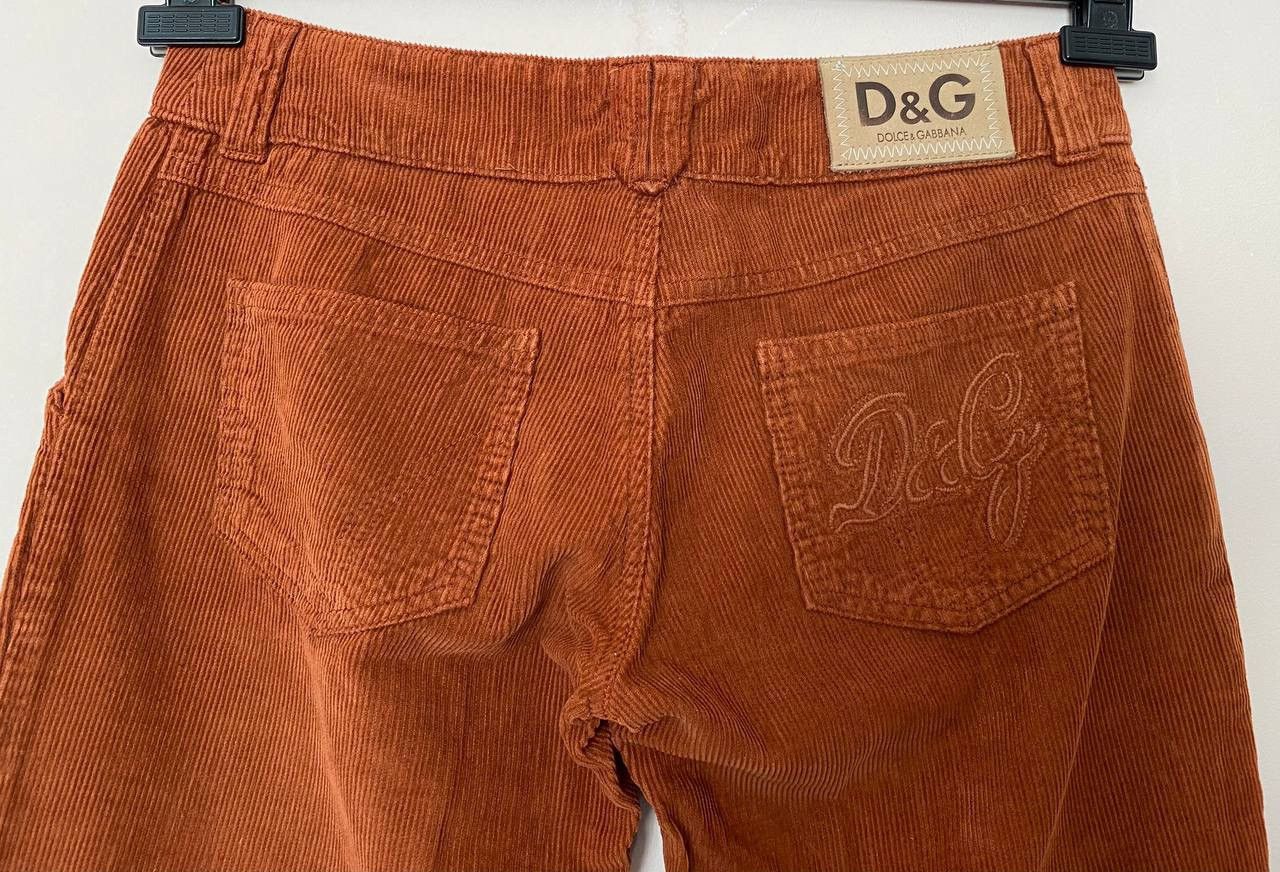 Dolce & Gabbana Dolce & Gabbana Jeans Big Logo Velvet Size 25" / US 0 / IT 36 - 2 Thumbnail