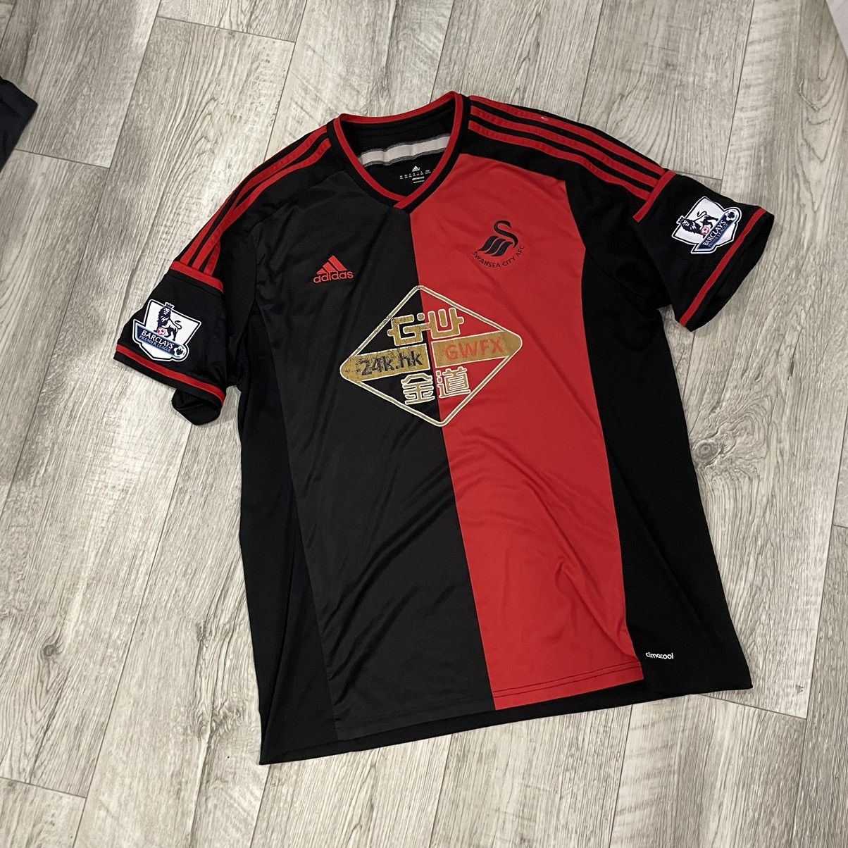 Adidas × Vintage Adidas Swansea City 2013/2014 jersey 24k GWFX shirt premier Size US XXL / EU 58 / 5 - 1 Thumbnail